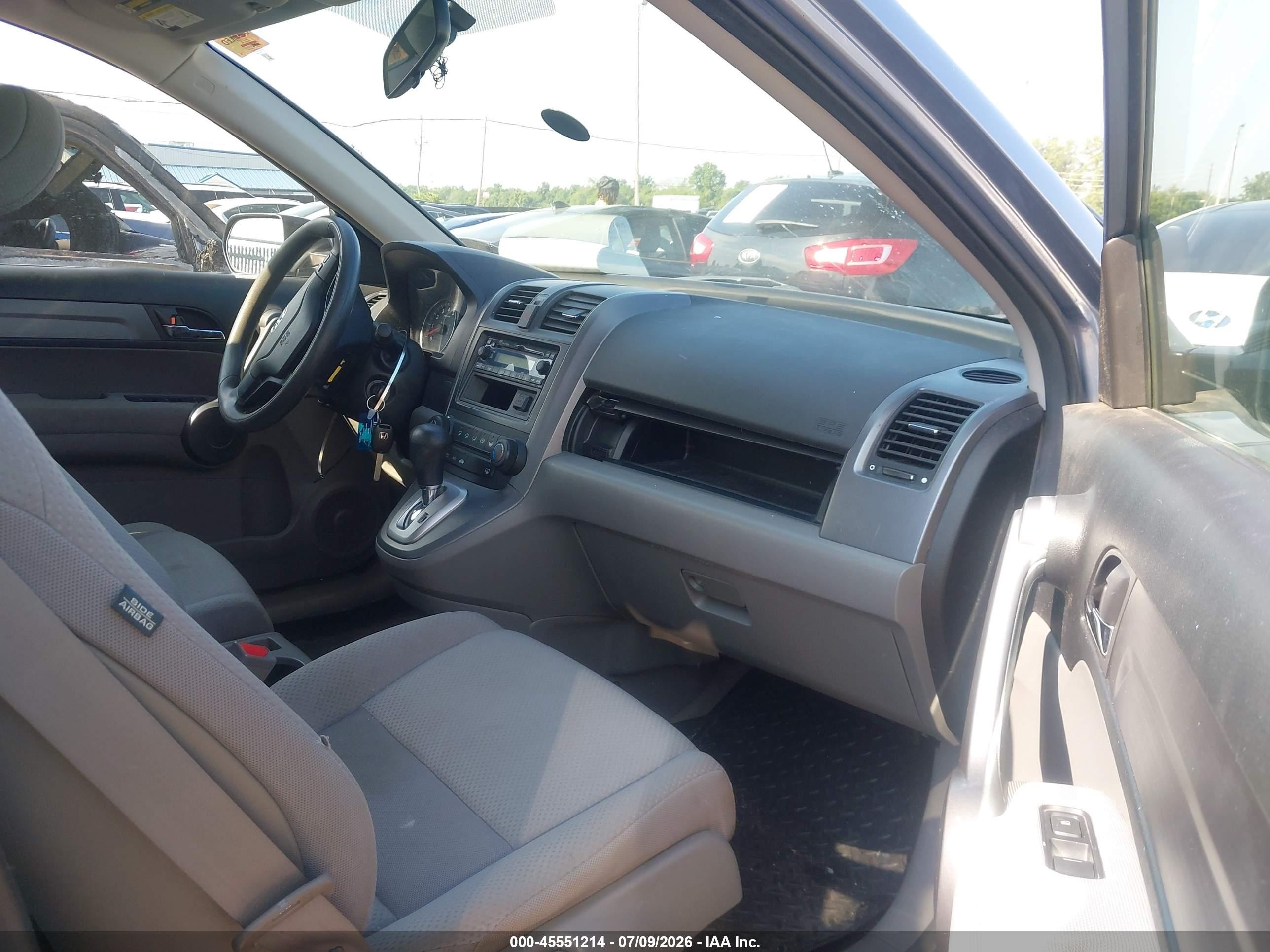 2008 Honda Cr-v Lx Blue vin: JHLRE48378C003733