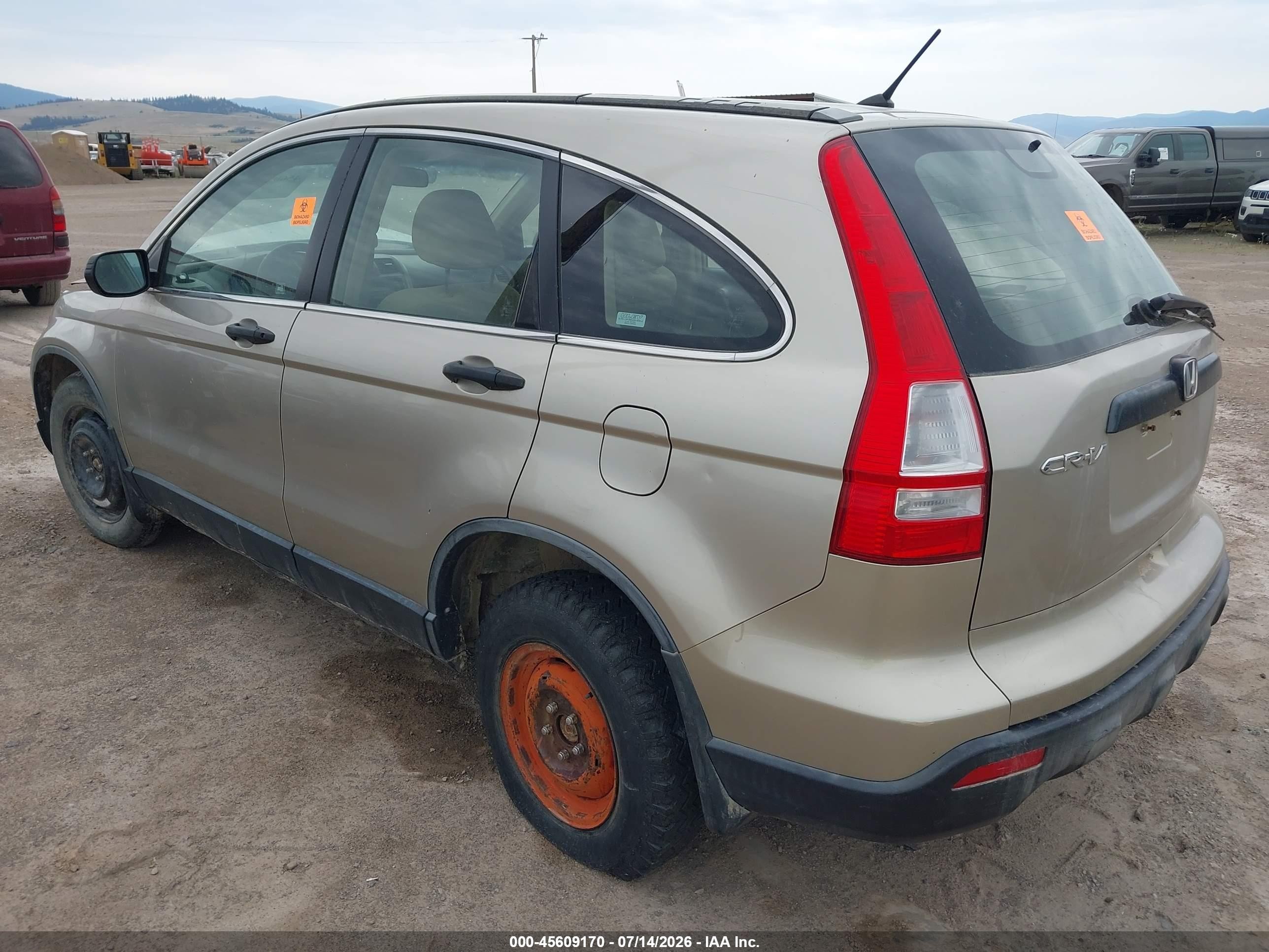 2009 Honda Cr-v Lx Gold vin: JHLRE48379C000669