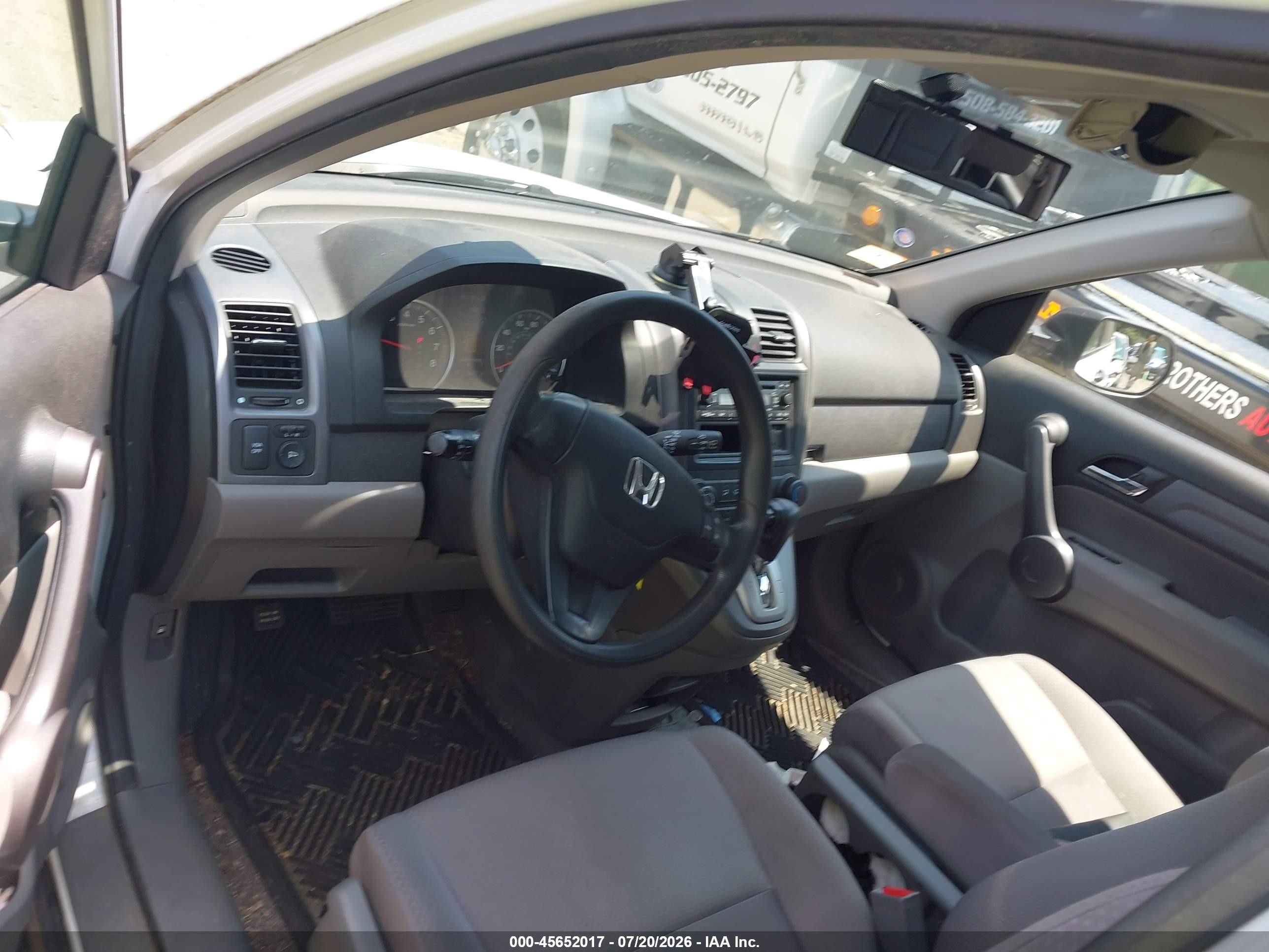 2009 Honda Cr-v Lx Silver vin: JHLRE48379C021988