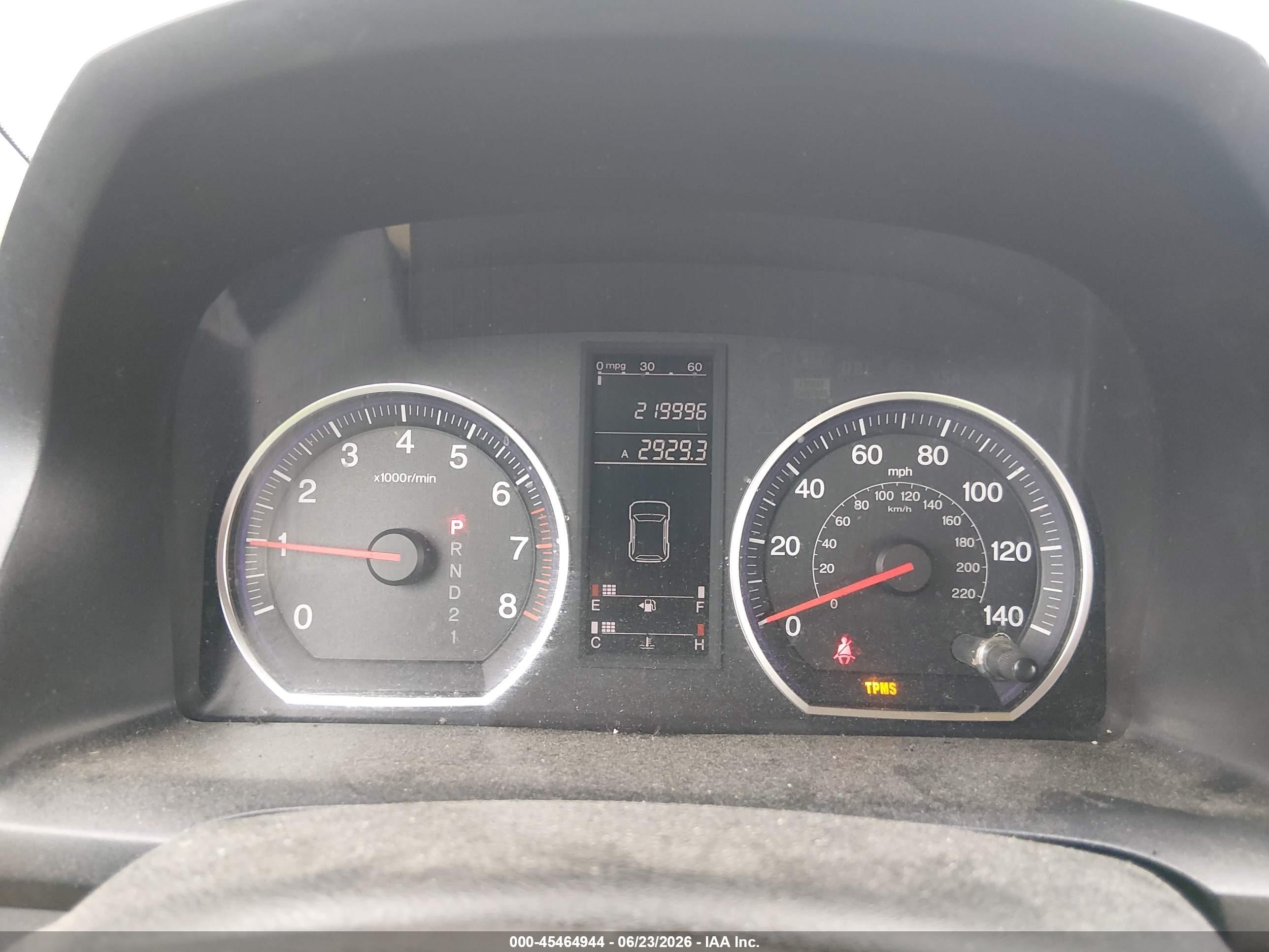 2007 Honda Cr-v Lx Gold vin: JHLRE48387C057654