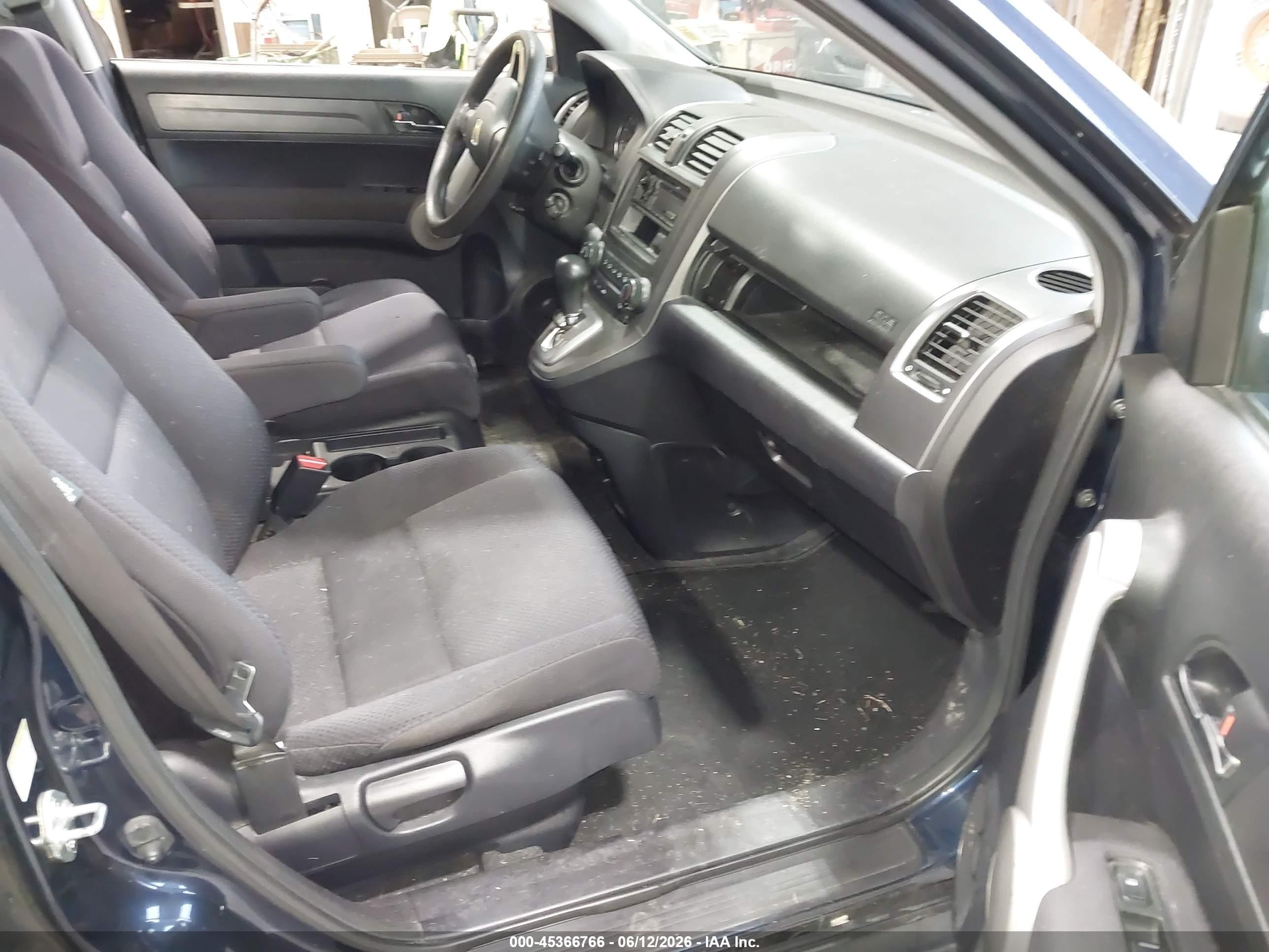 2007 Honda Cr-v Lx Blue vin: JHLRE48387C071005