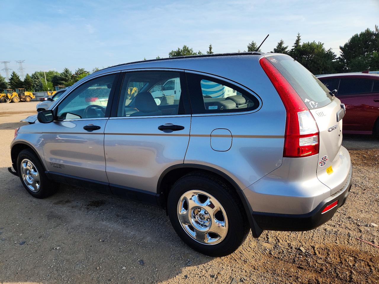 2008 Honda Cr-v Lx Silver vin: JHLRE48388C038216