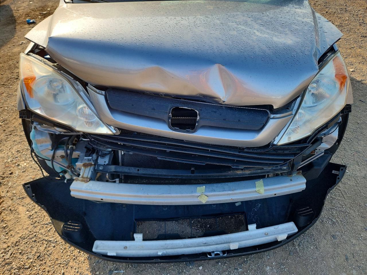 2008 Honda Cr-v Lx Silver vin: JHLRE48388C038216