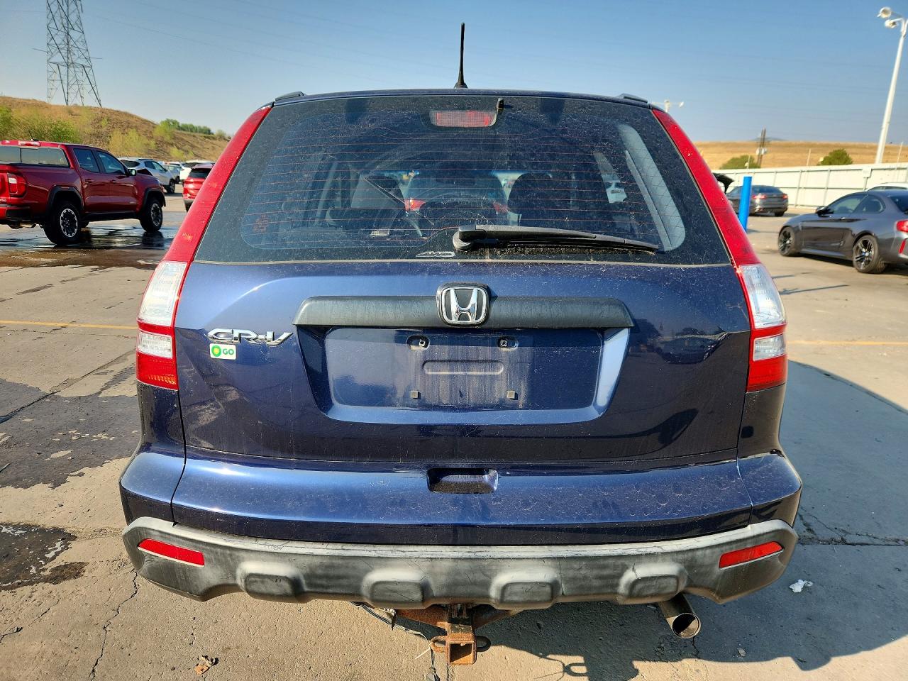 2008 Honda Cr-v Lx Blue vin: JHLRE48388C043612