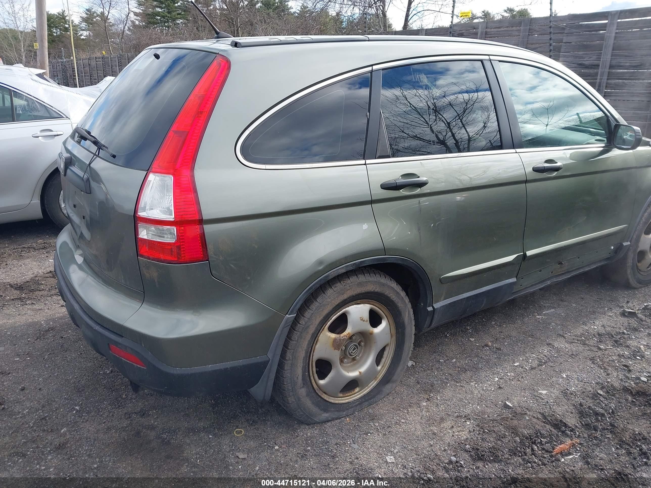 2008 Honda Cr-v Lx Green vin: JHLRE48388C070695
