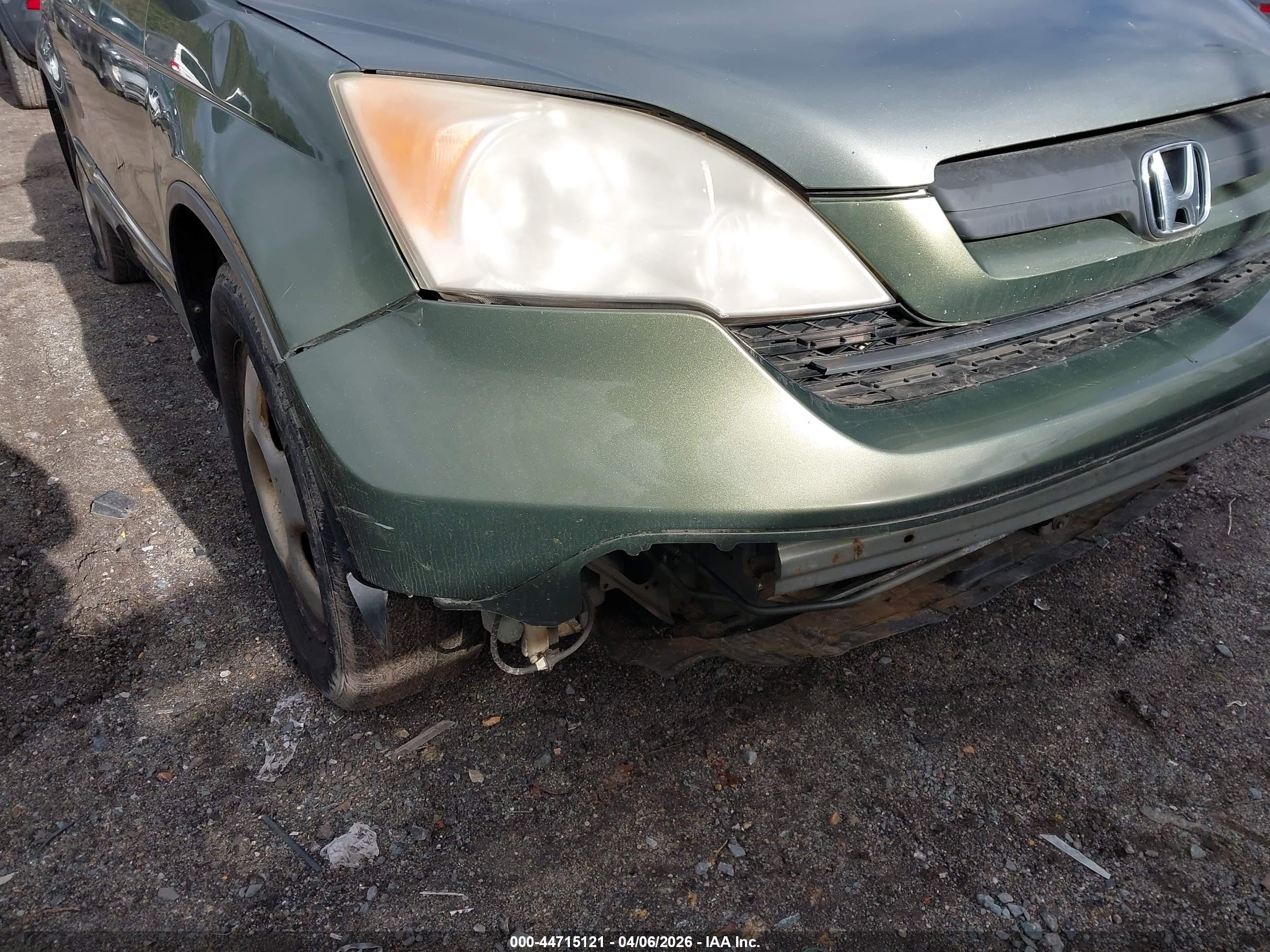 2008 Honda Cr-v Lx Green vin: JHLRE48388C070695