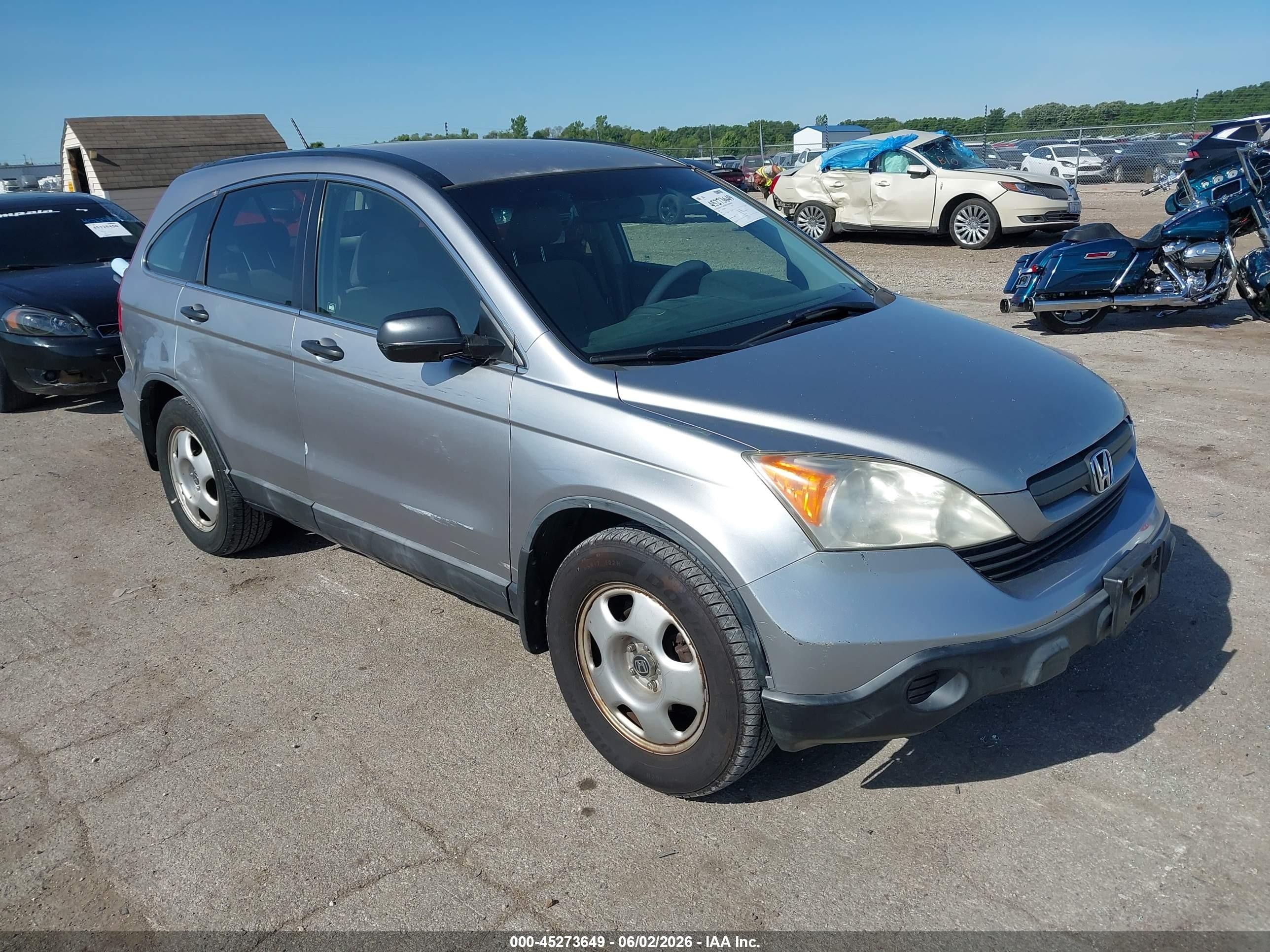 2008 Honda Cr-v Lx Silver vin: JHLRE48388C070938