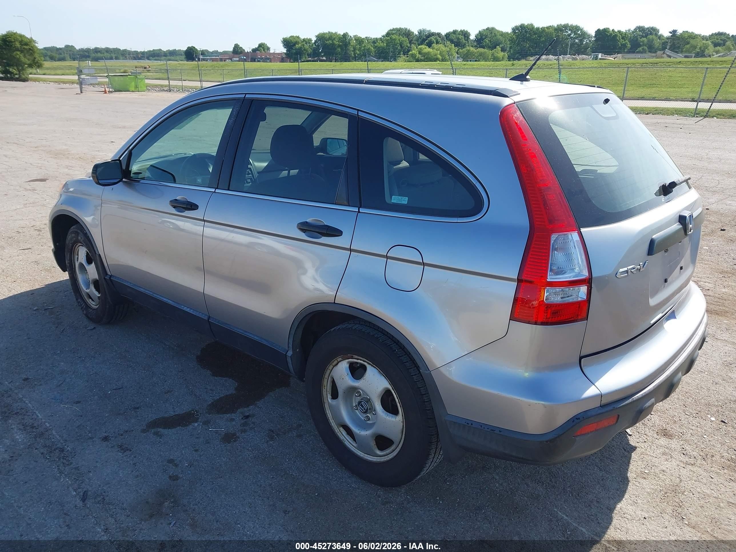 2008 Honda Cr-v Lx Silver vin: JHLRE48388C070938