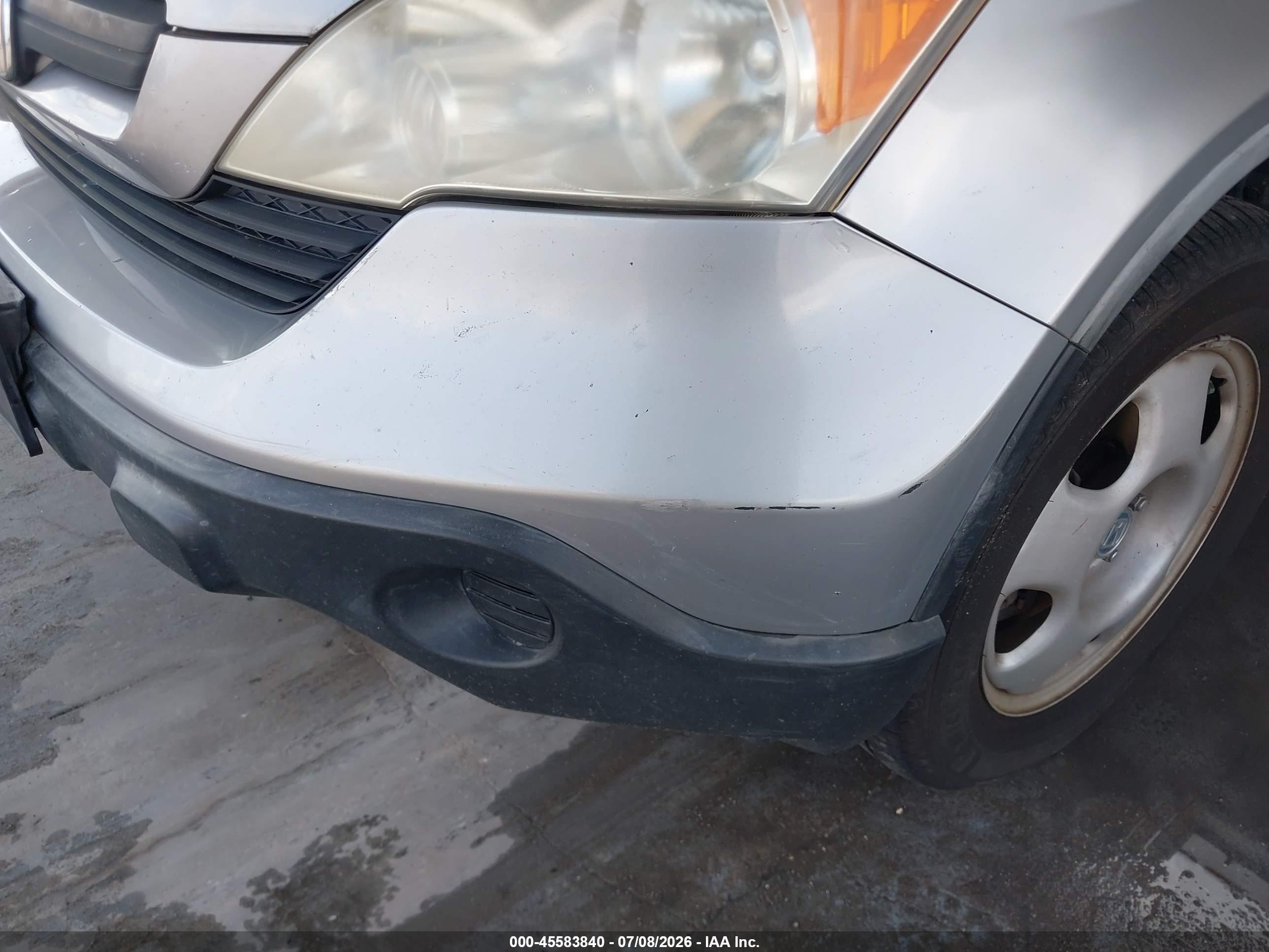 2008 Honda Cr-v Lx Silver vin: JHLRE48388C080319