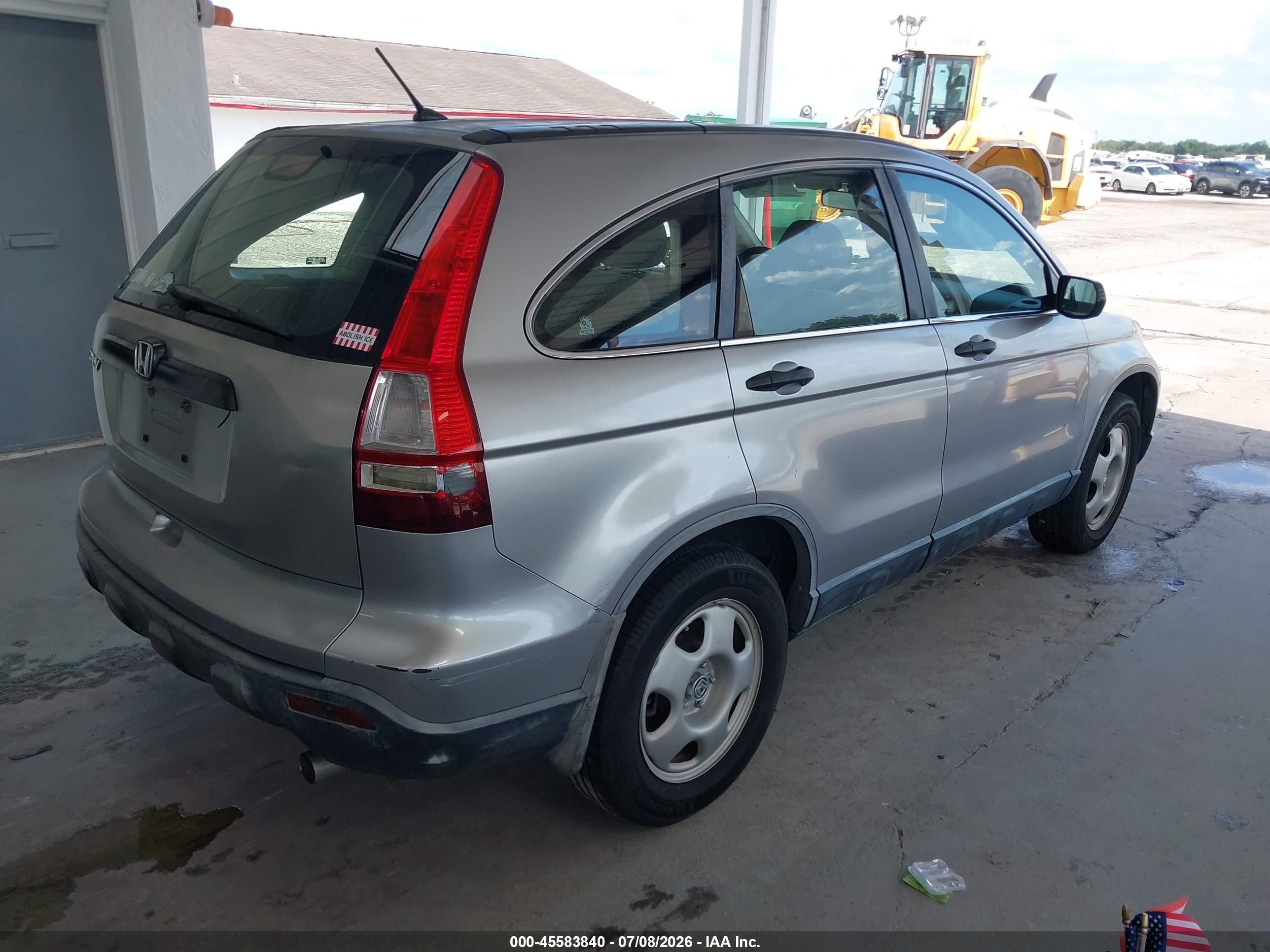 2008 Honda Cr-v Lx Silver vin: JHLRE48388C080319
