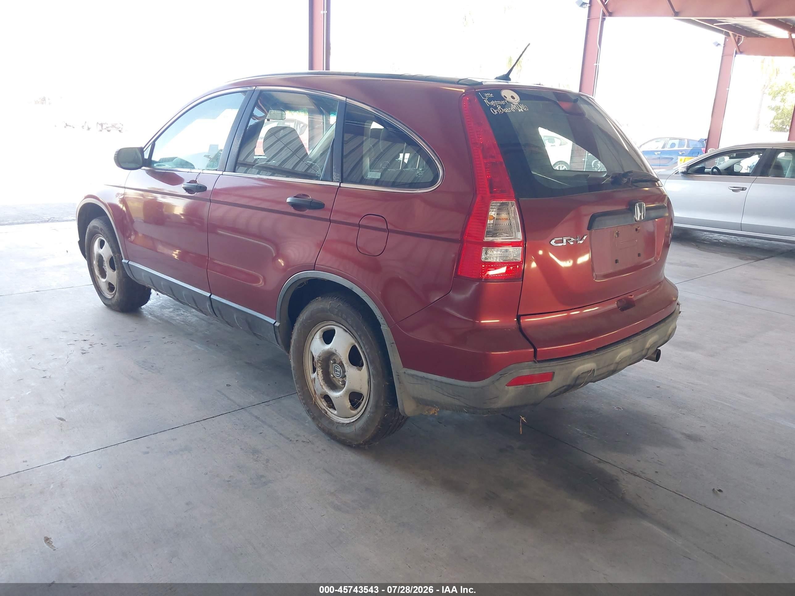 2009 Honda Cr-v Lx Бордовый vin: JHLRE48389C024835
