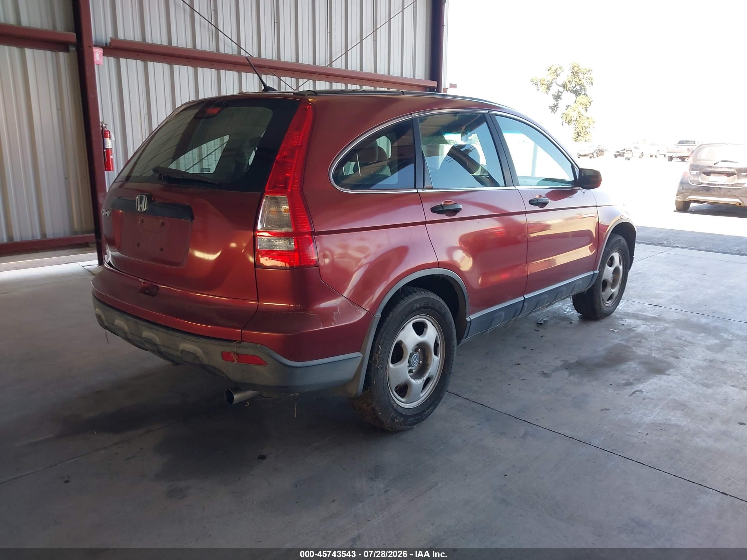 2009 Honda Cr-v Lx Бордовый vin: JHLRE48389C024835