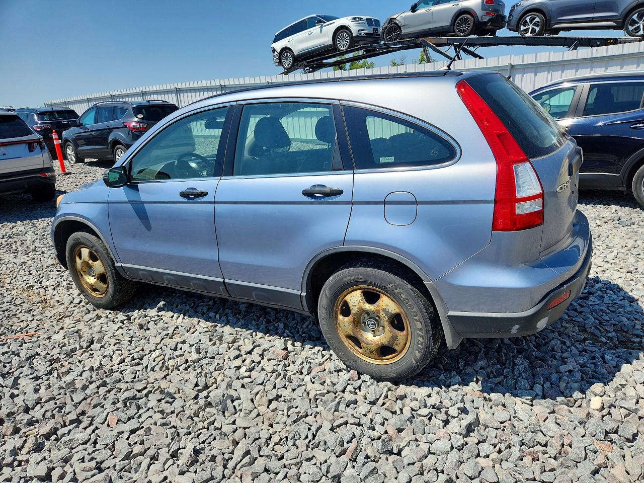 2007 Honda Cr-v Lx Blue vin: JHLRE48397C005837
