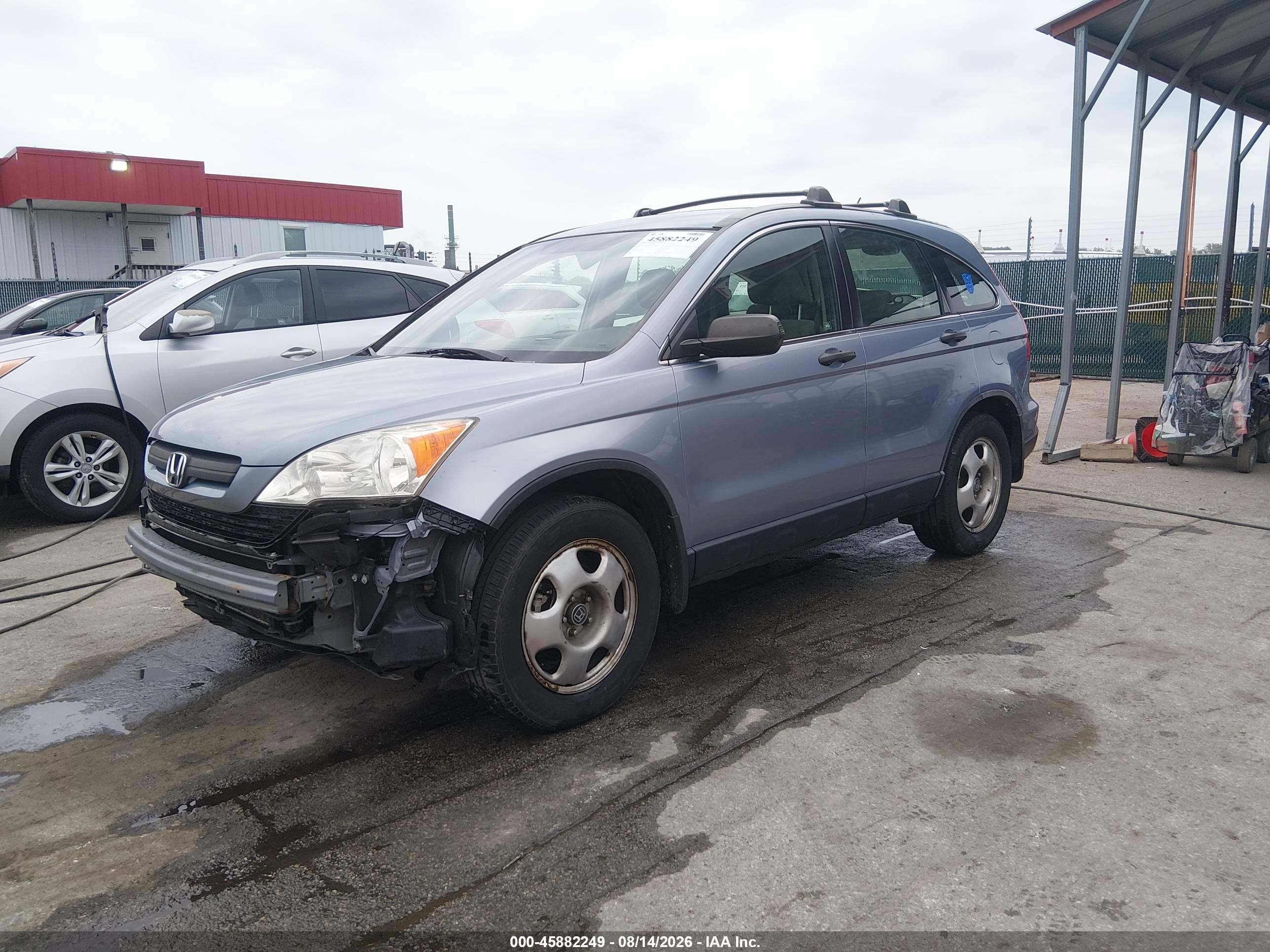 2007 Honda Cr-v Lx Gray vin: JHLRE48397C012125
