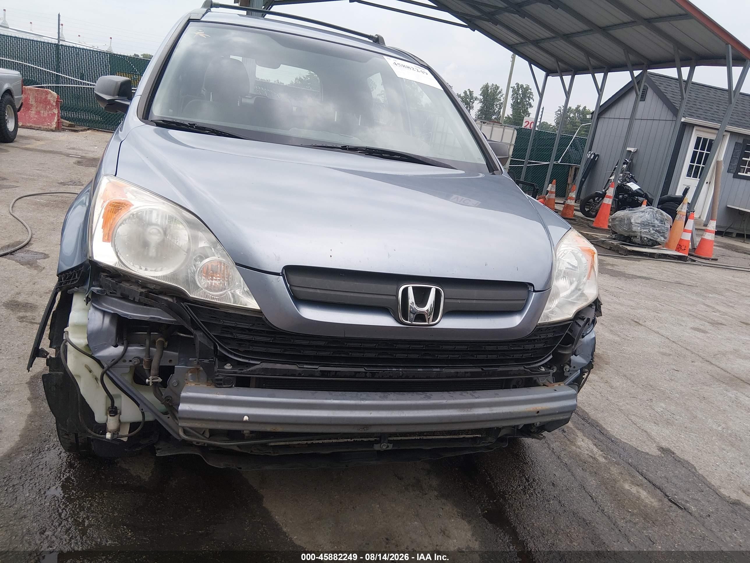 2007 Honda Cr-v Lx Gray vin: JHLRE48397C012125