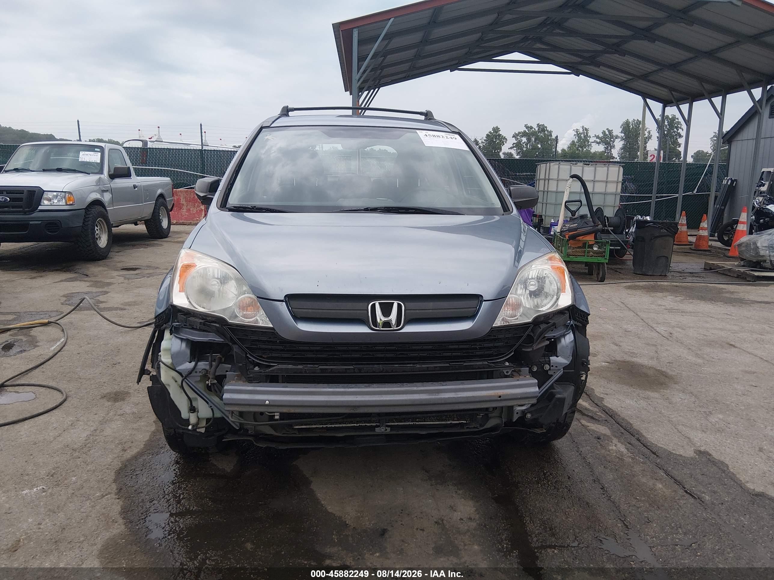 2007 Honda Cr-v Lx Gray vin: JHLRE48397C012125