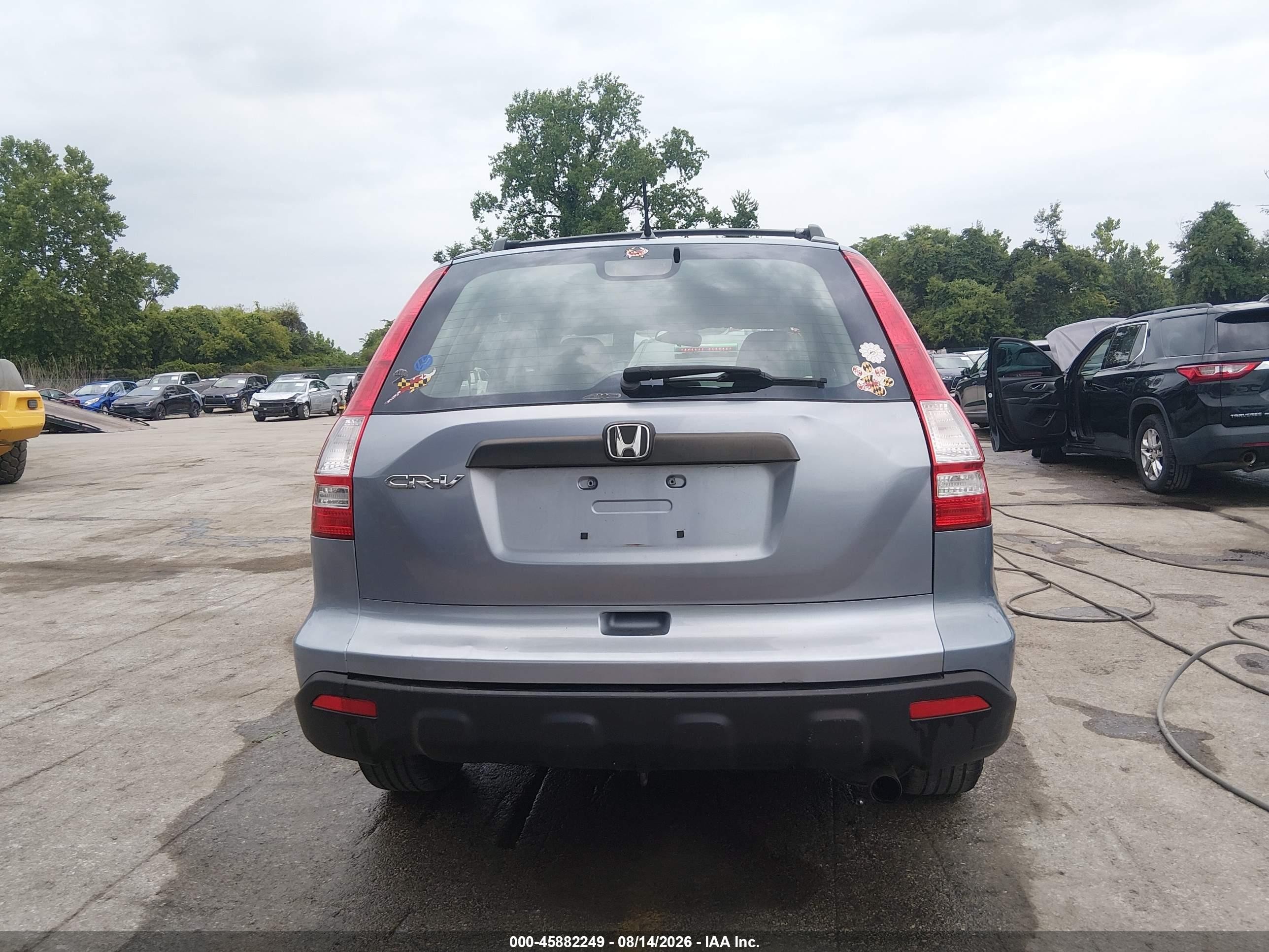 2007 Honda Cr-v Lx Gray vin: JHLRE48397C012125