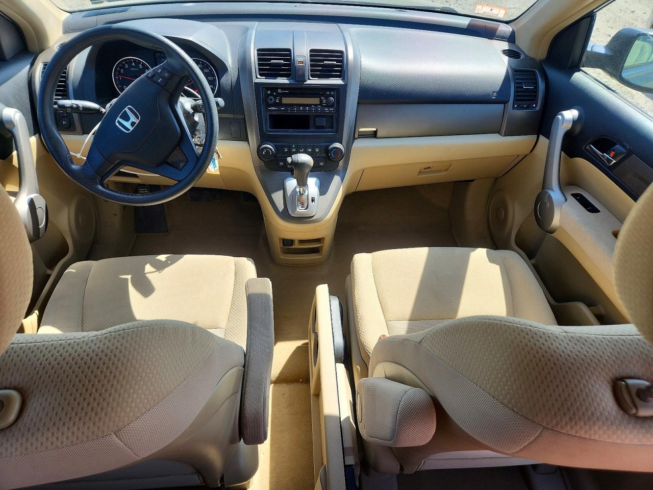 2007 Honda Cr-v Lx Green vin: JHLRE48397C110068