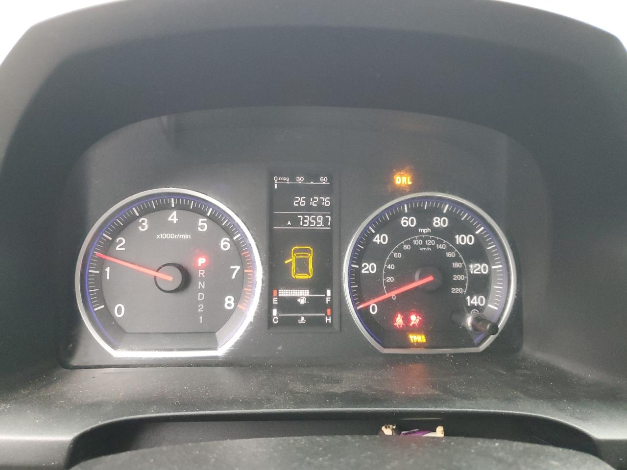 2008 Honda Cr-v Lx Burgundy vin: JHLRE48398C012546
