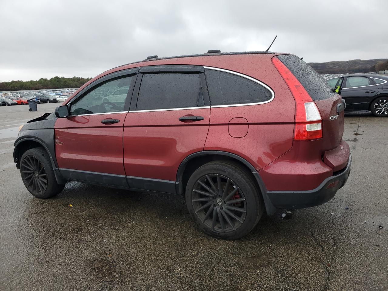 2008 Honda Cr-v Lx Burgundy vin: JHLRE48398C012546