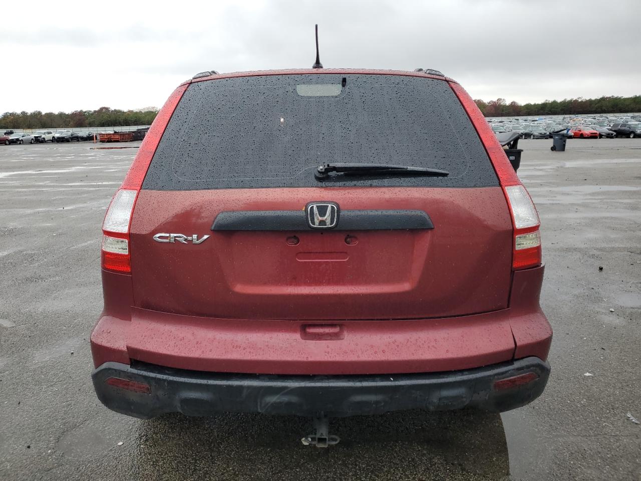 2008 Honda Cr-v Lx Burgundy vin: JHLRE48398C012546