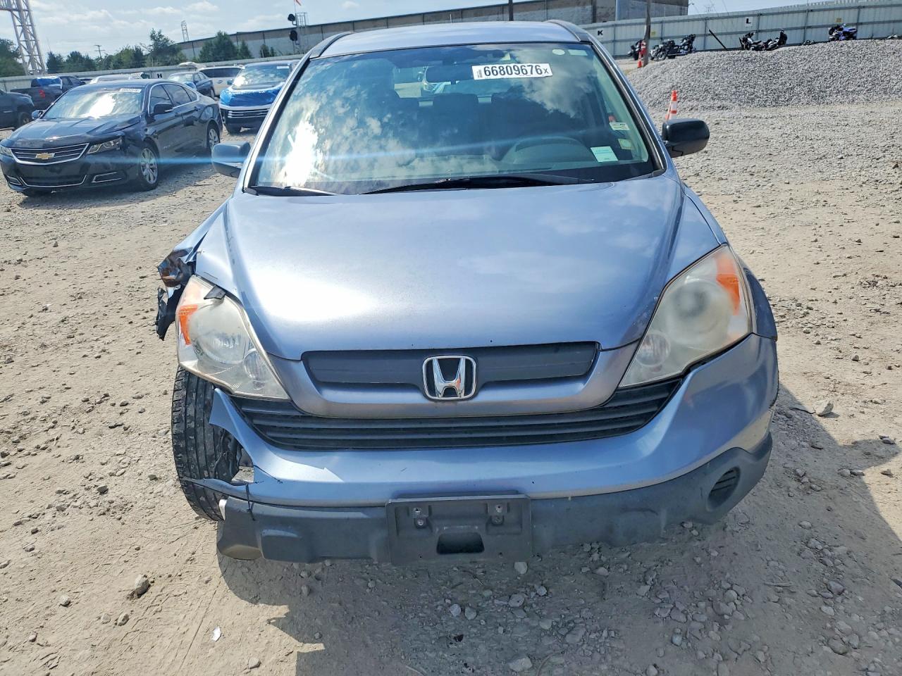 2008 Honda Cr-v Lx Blue vin: JHLRE48398C015933