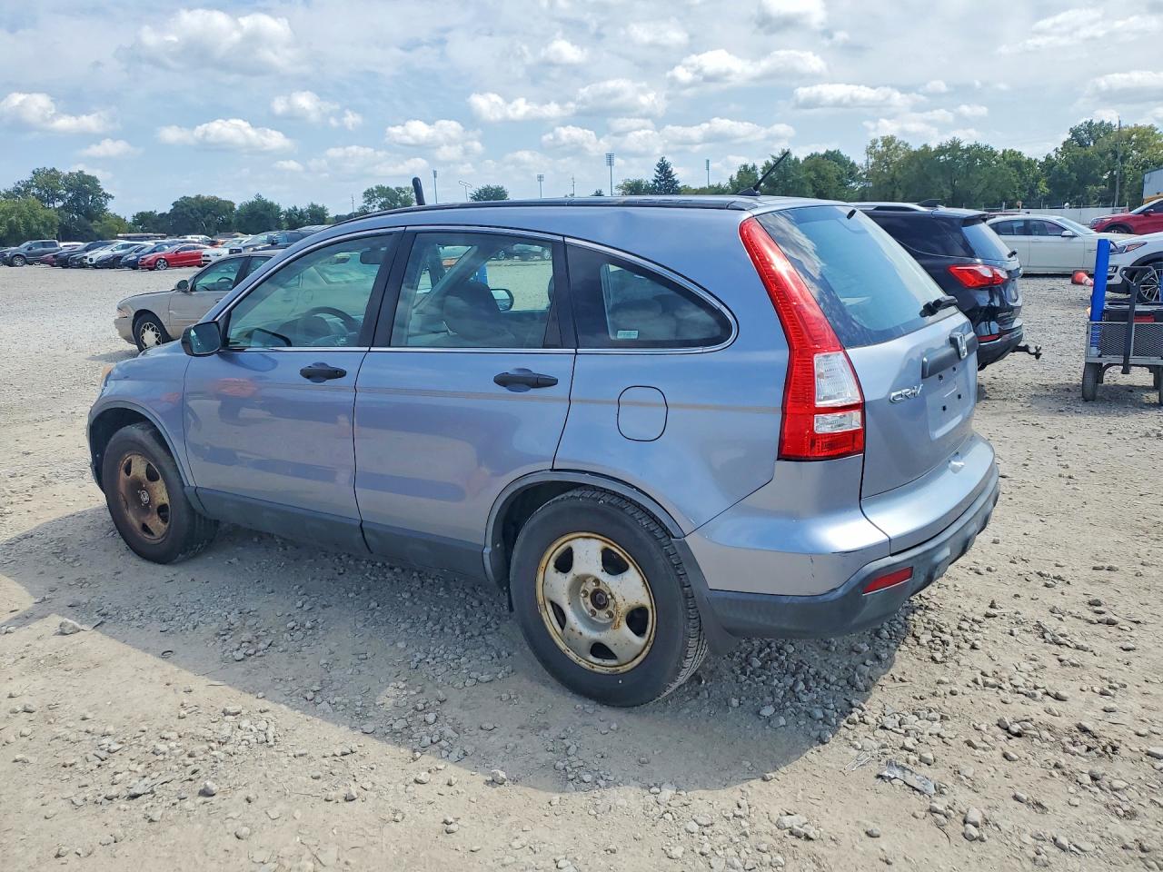 2008 Honda Cr-v Lx Blue vin: JHLRE48398C015933