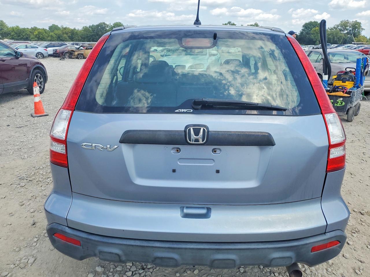 2008 Honda Cr-v Lx Blue vin: JHLRE48398C015933