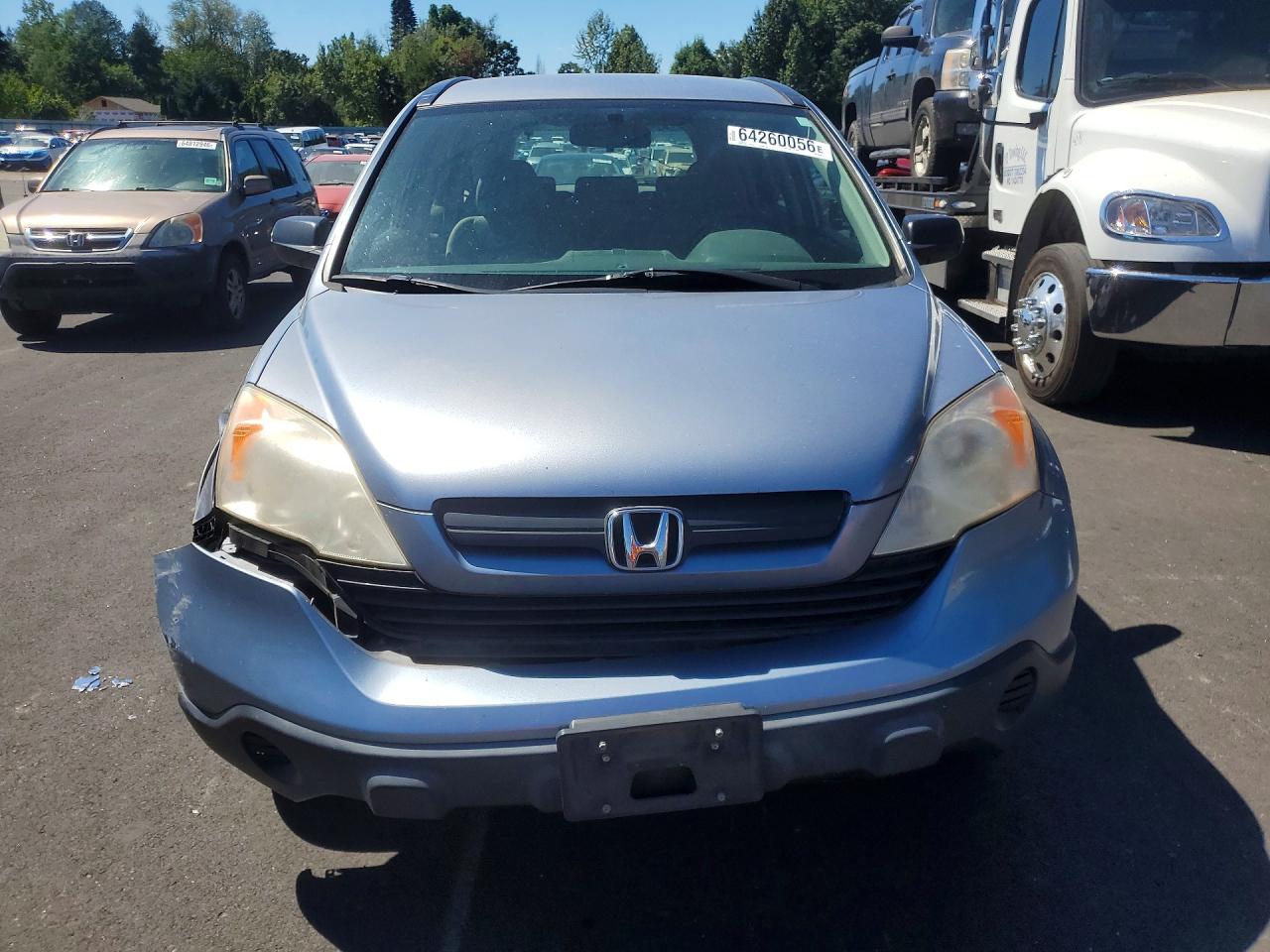 2008 Honda Cr-v Lx Blue vin: JHLRE48398C021733