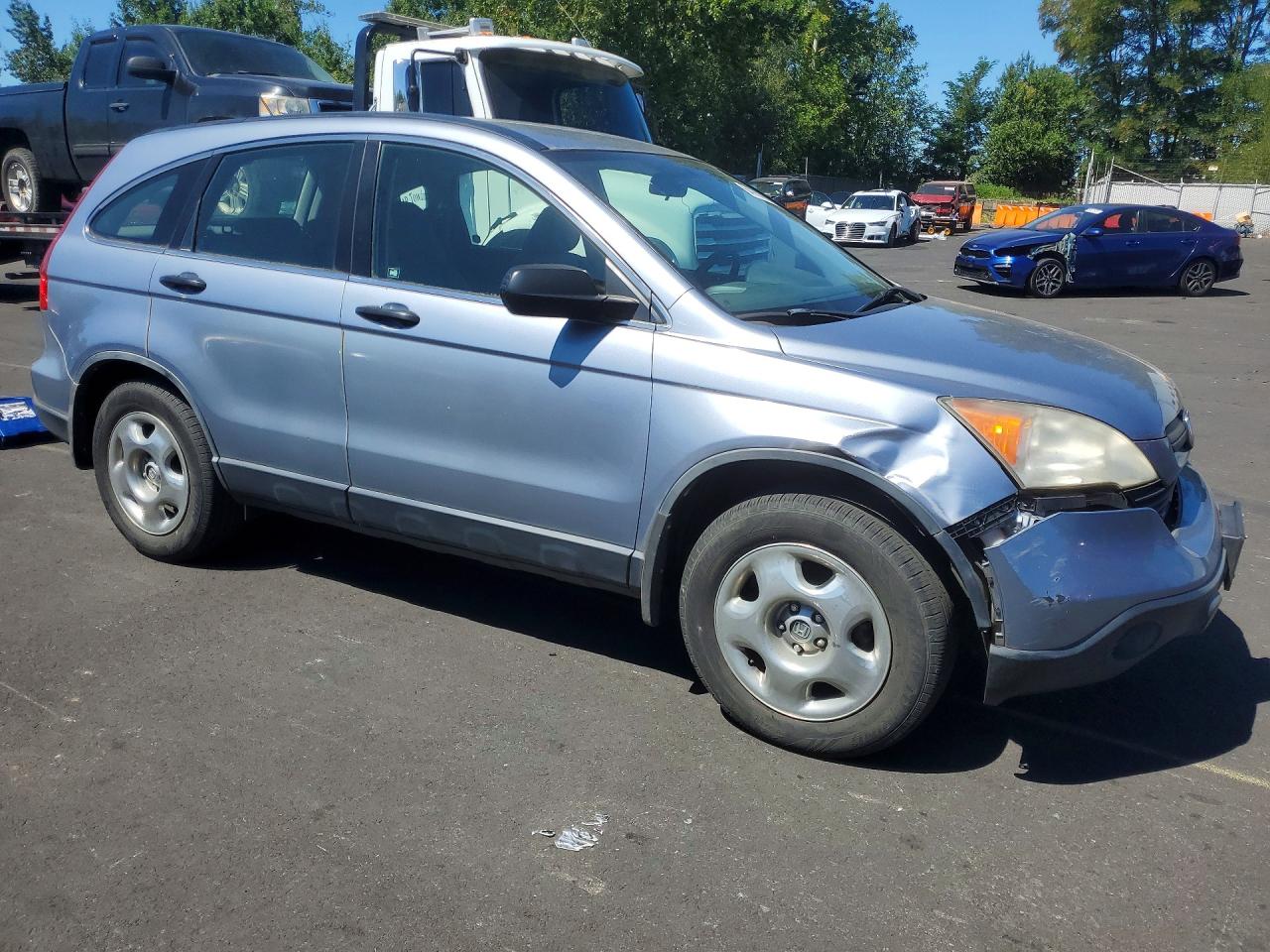 2008 Honda Cr-v Lx Blue vin: JHLRE48398C021733