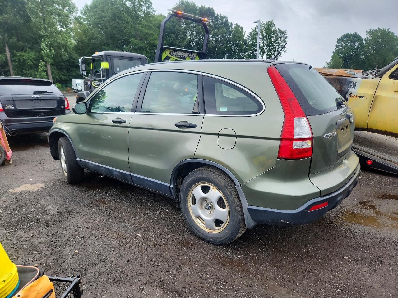 2008 Honda Cr-v Lx Green vin: JHLRE48398C022414
