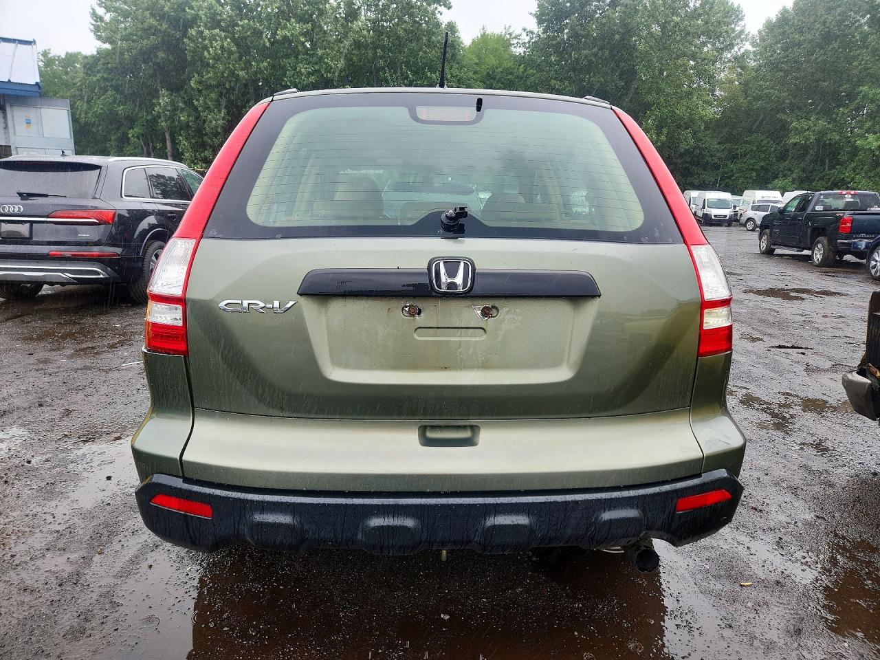 2008 Honda Cr-v Lx Green vin: JHLRE48398C022414