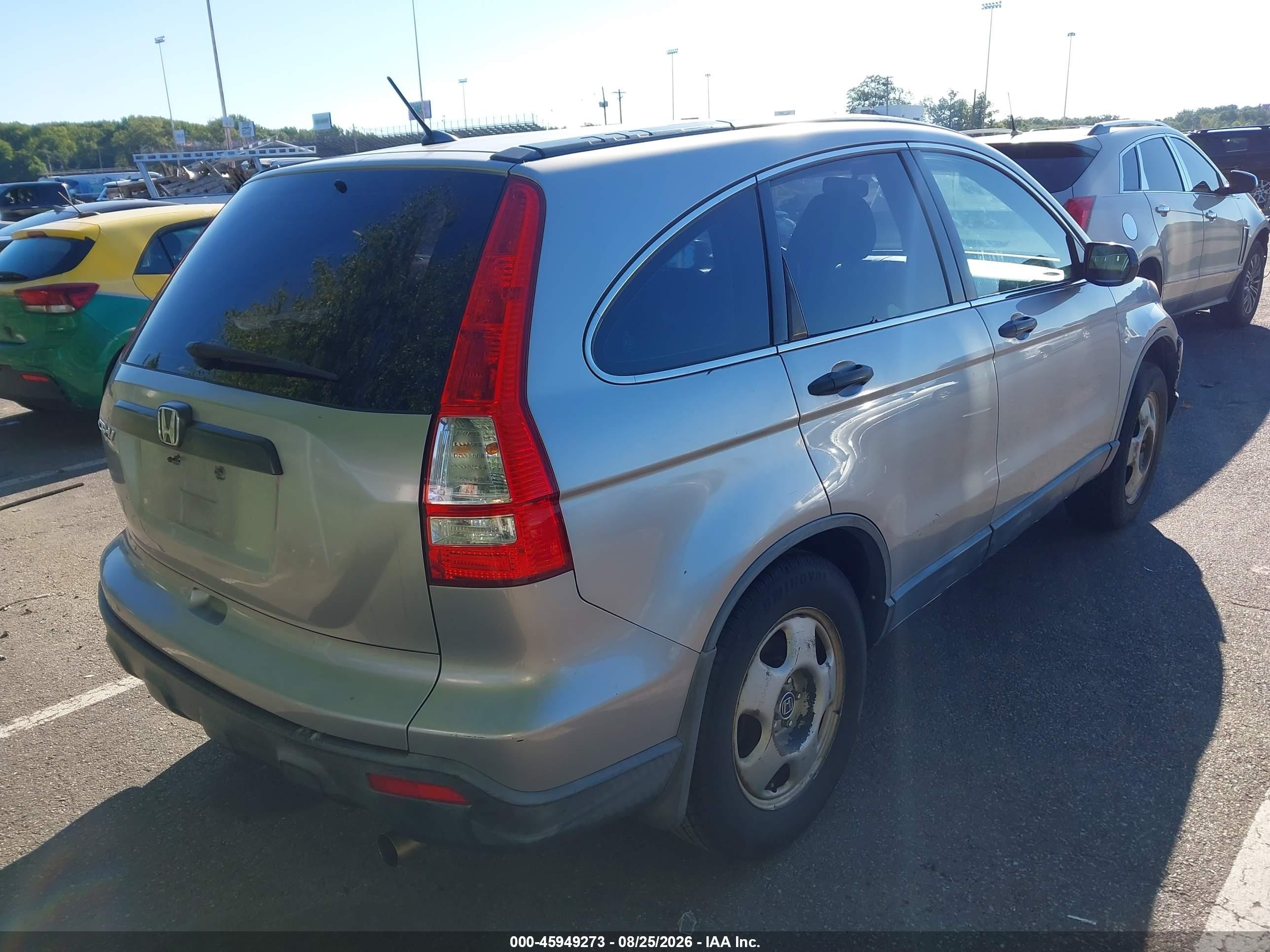 2008 Honda Cr-v Lx Silver vin: JHLRE48398C070737
