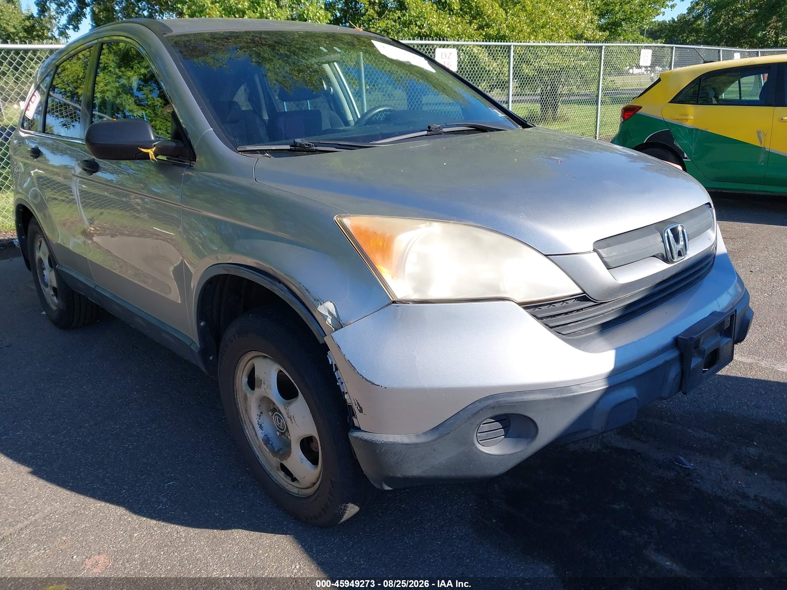 2008 Honda Cr-v Lx Silver vin: JHLRE48398C070737