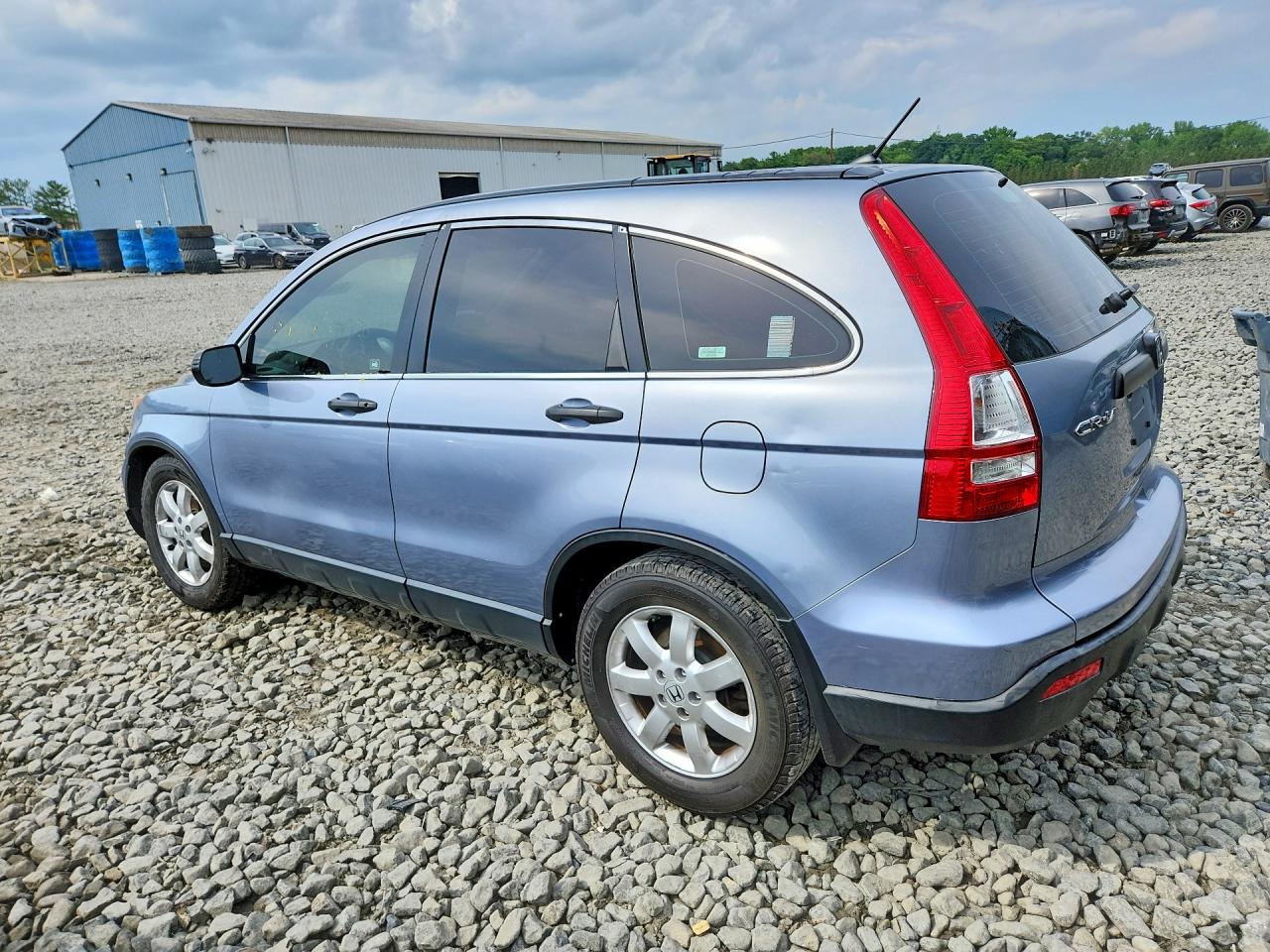 2009 Honda Cr-v Lx Blue vin: JHLRE48399C014136
