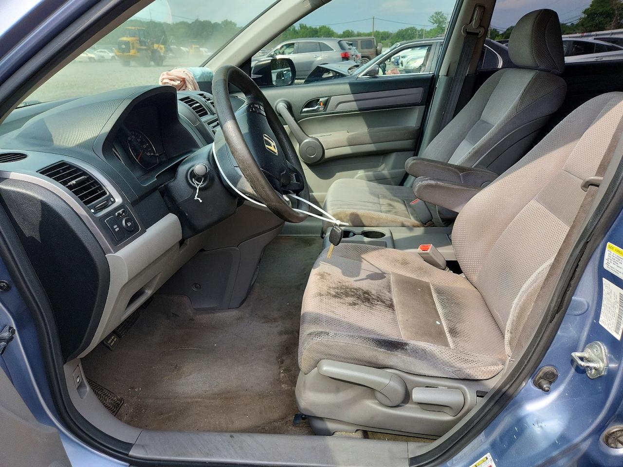 2009 Honda Cr-v Lx Blue vin: JHLRE48399C014136