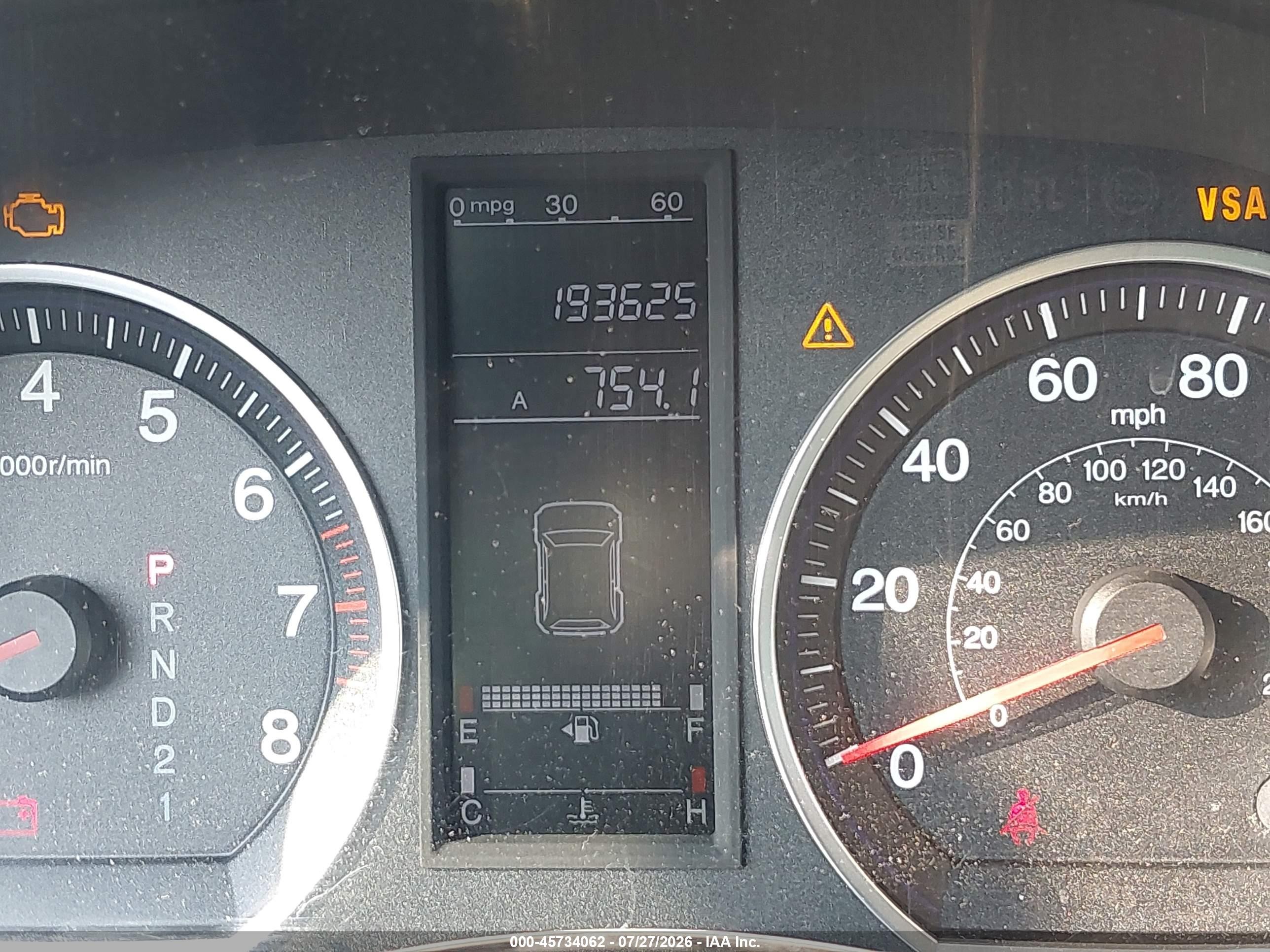 2007 Honda Cr-v Lx Black vin: JHLRE483X7C069479