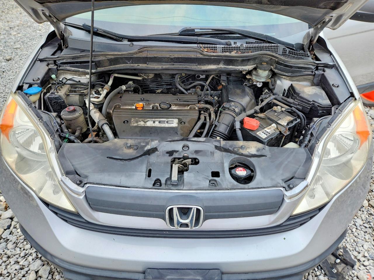 2008 Honda Cr-v Lx Silver vin: JHLRE483X8C011843