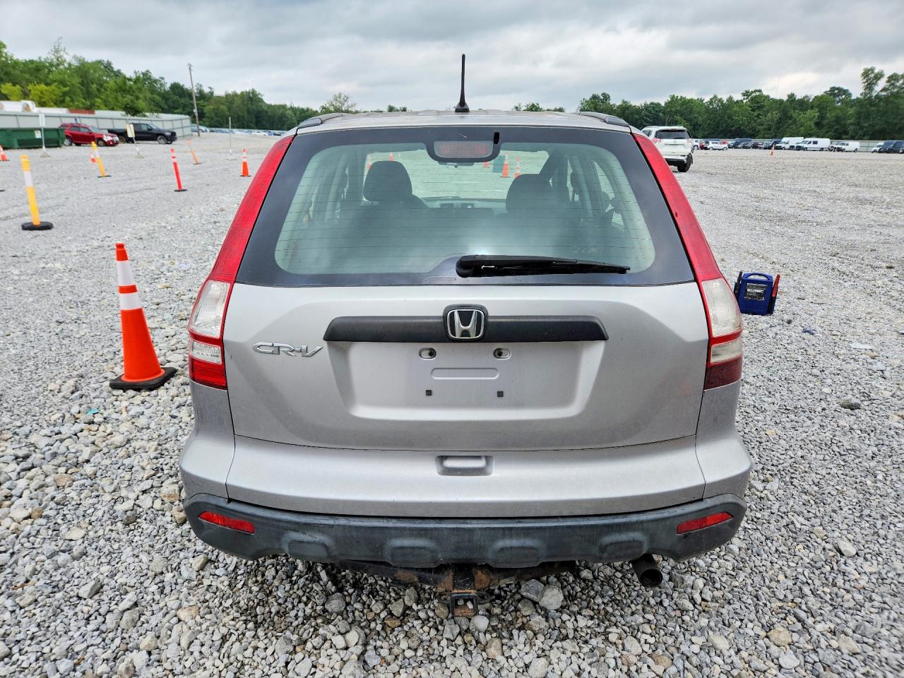 2008 Honda Cr-v Lx Silver vin: JHLRE483X8C011843