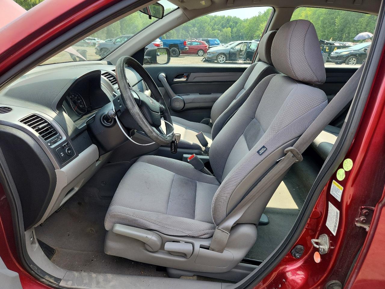 2008 Honda Cr-v Lx Burgundy vin: JHLRE483X8C012216