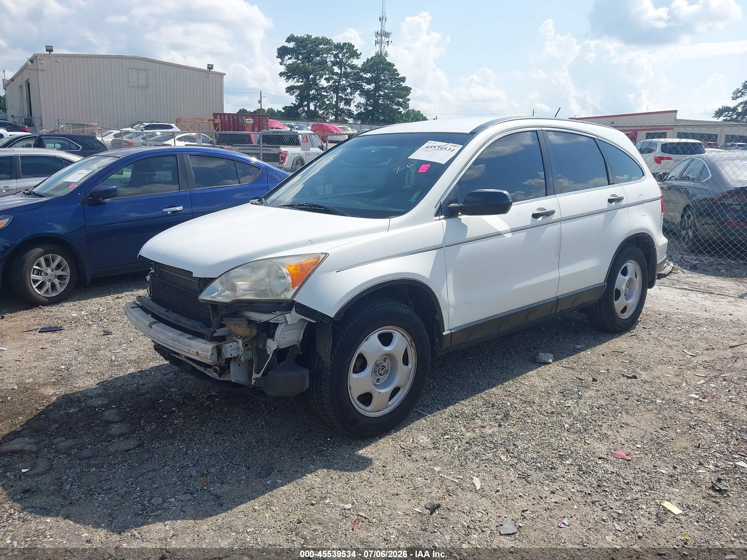 2008 Honda Cr-v Lx Белый vin: JHLRE483X8C037472