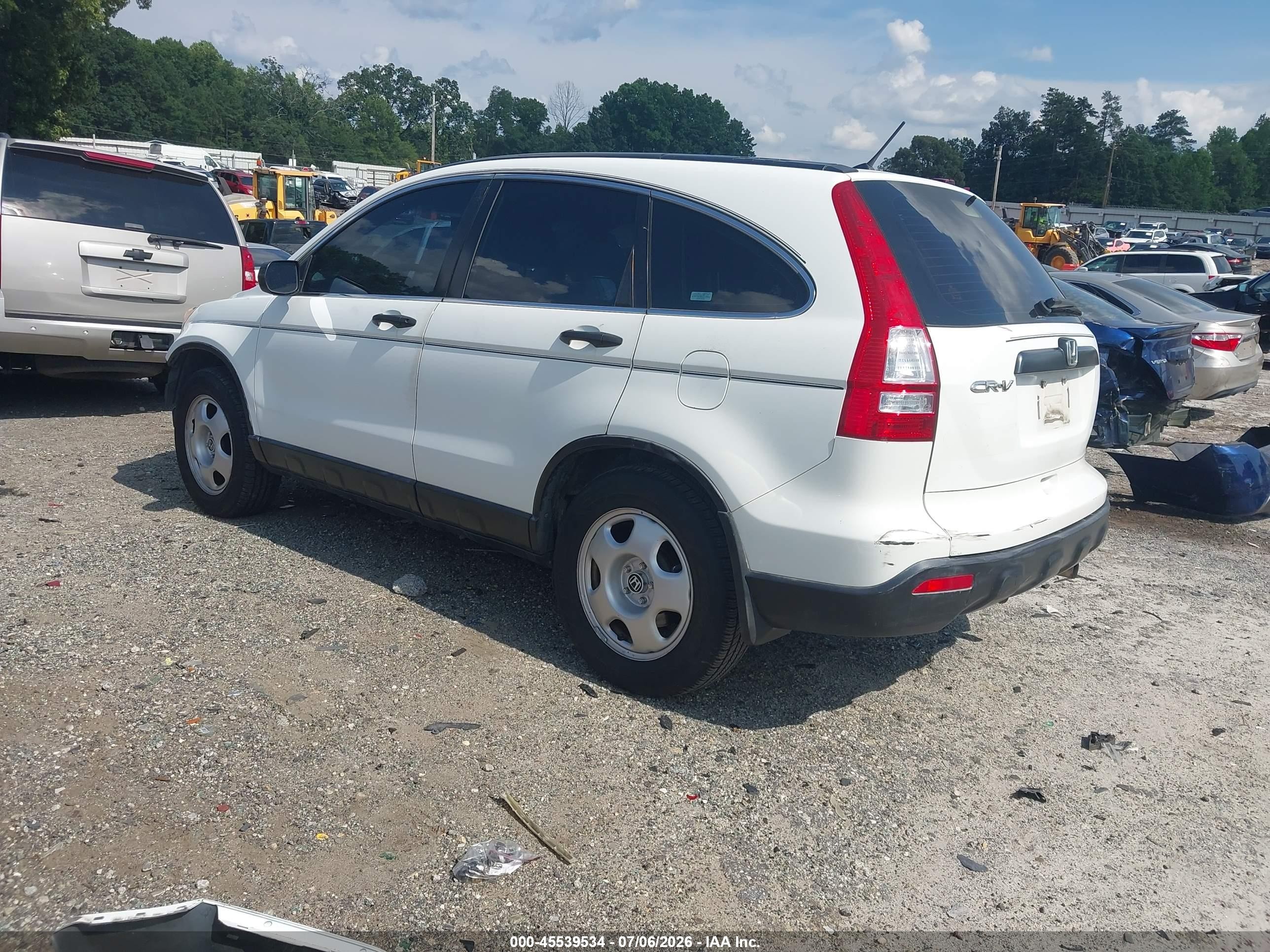 2008 Honda Cr-v Lx Белый vin: JHLRE483X8C037472