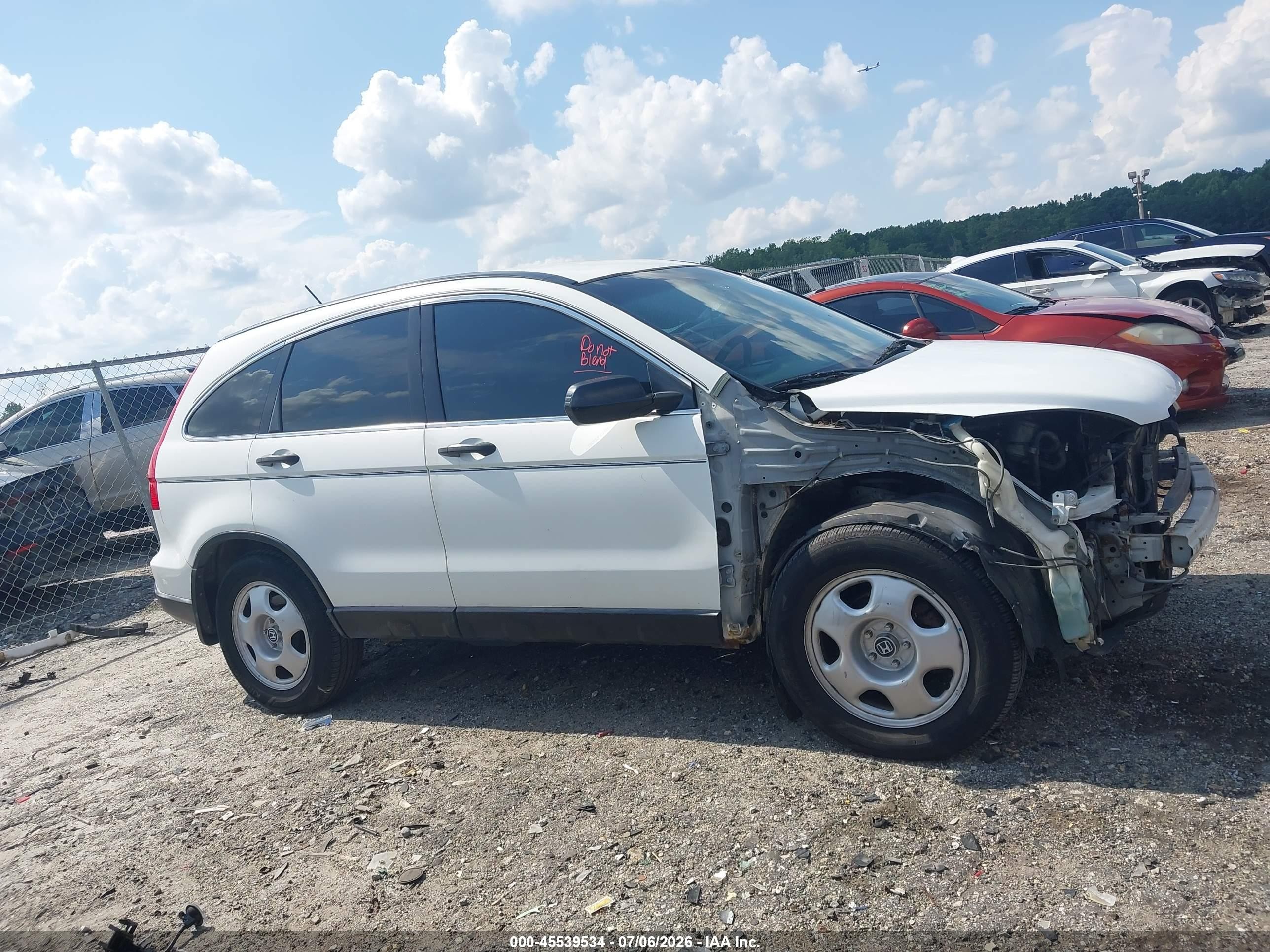 2008 Honda Cr-v Lx Белый vin: JHLRE483X8C037472