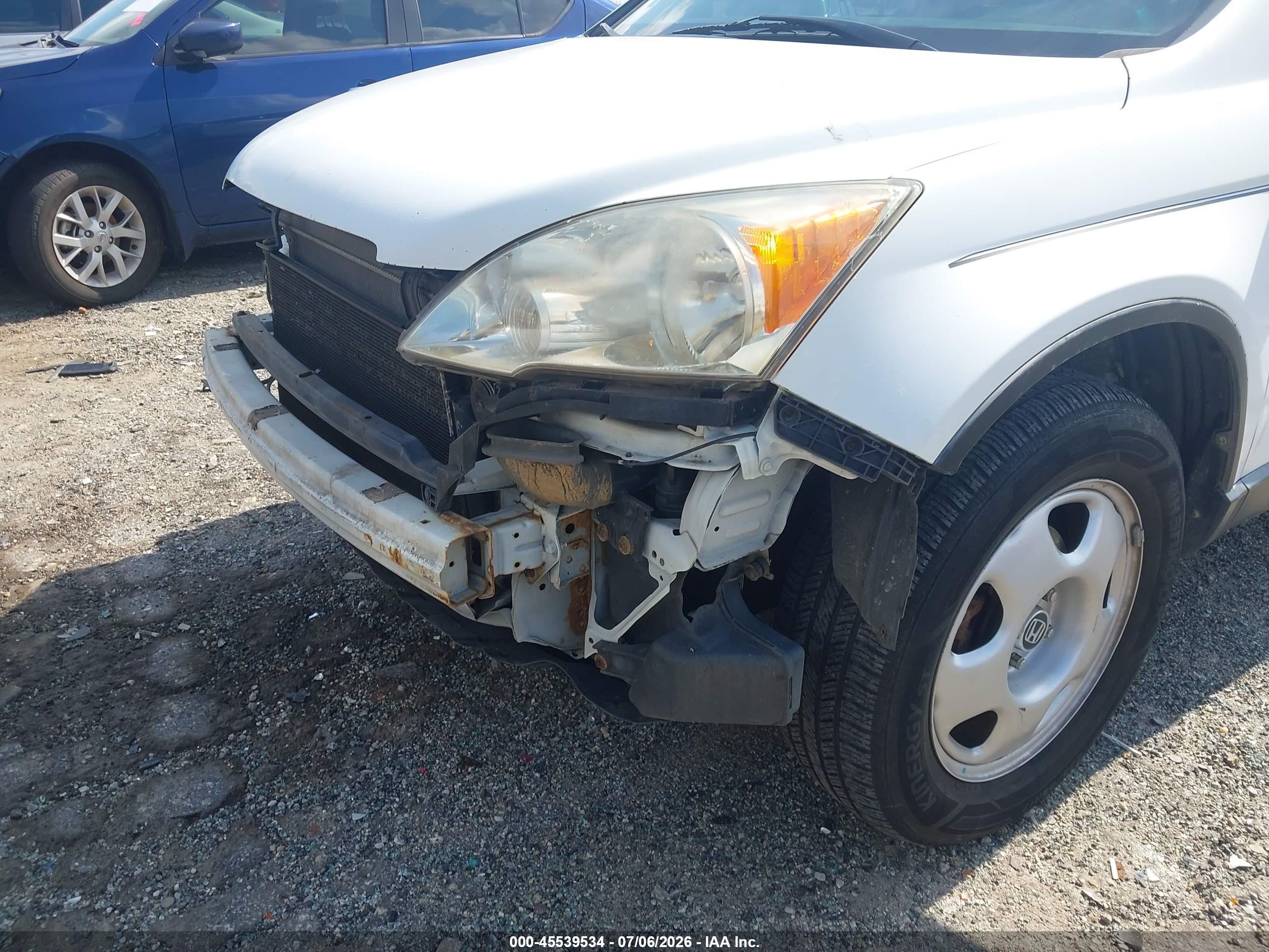 2008 Honda Cr-v Lx Белый vin: JHLRE483X8C037472