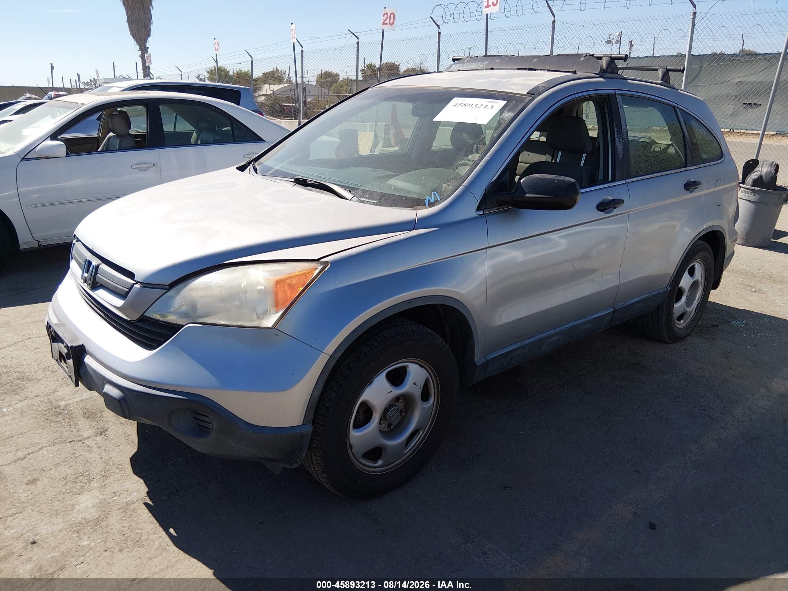 2008 Honda Cr-v Lx Silver vin: JHLRE483X8C052795