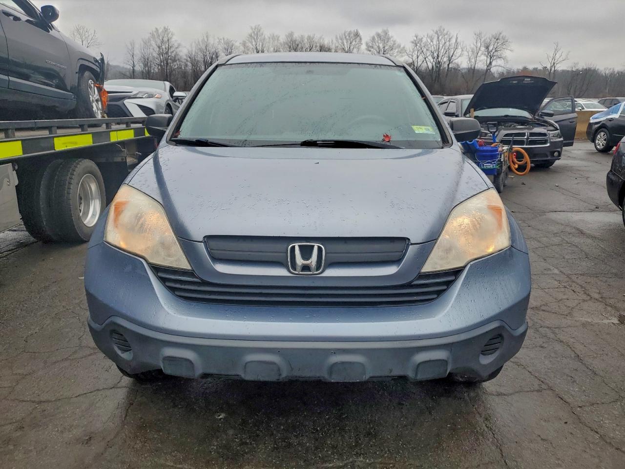 2008 Honda Cr-v Lx Blue vin: JHLRE483X8C055308
