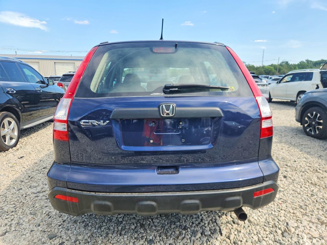 2008 Honda Cr-v Lx Blue vin: JHLRE483X8C060136