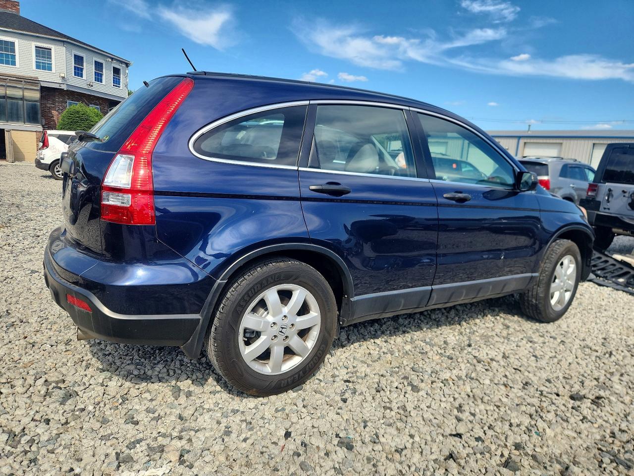 2008 Honda Cr-v Lx Blue vin: JHLRE483X8C060136