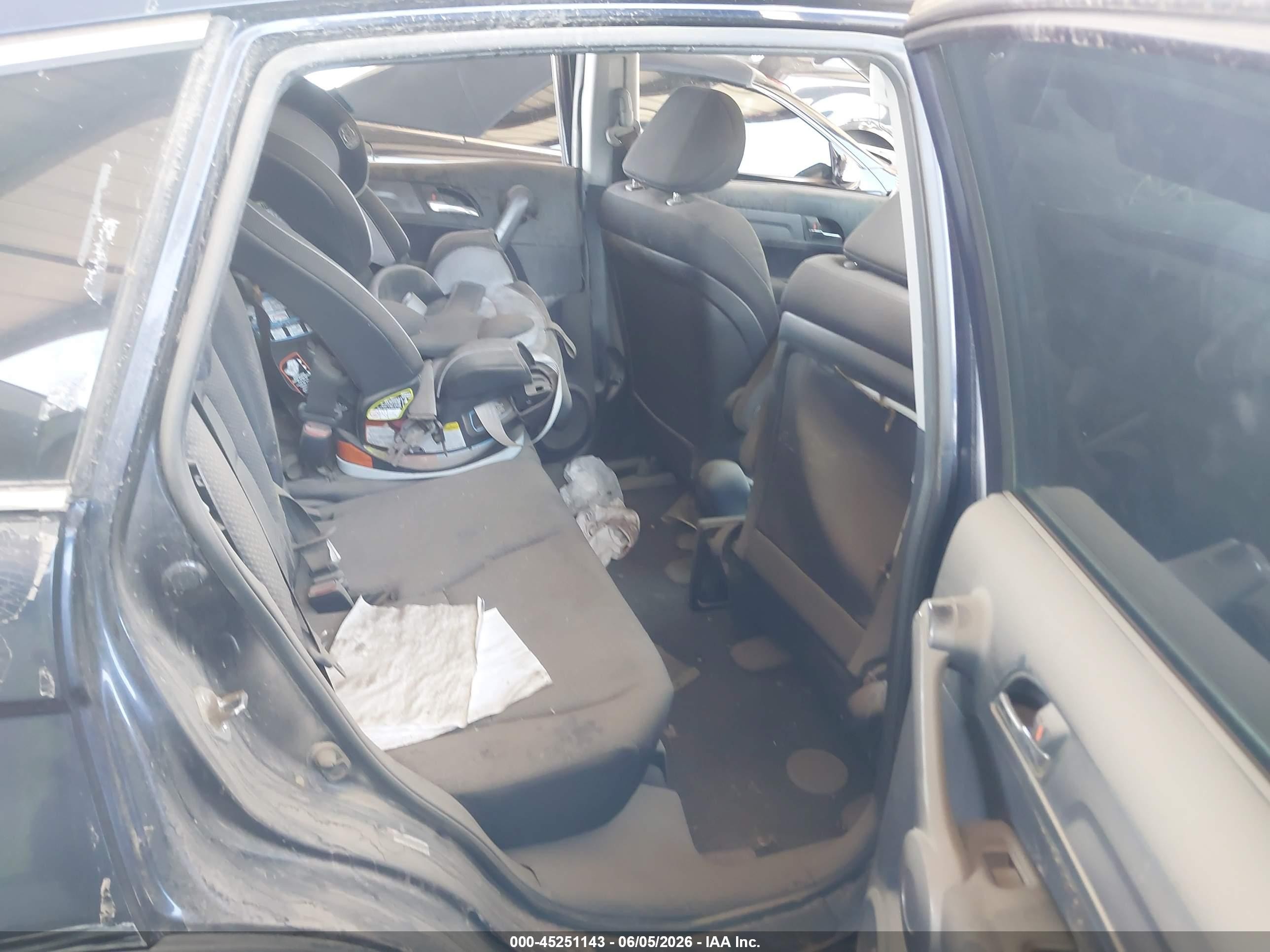 2009 Honda Cr-v Lx Blue vin: JHLRE483X9C018213