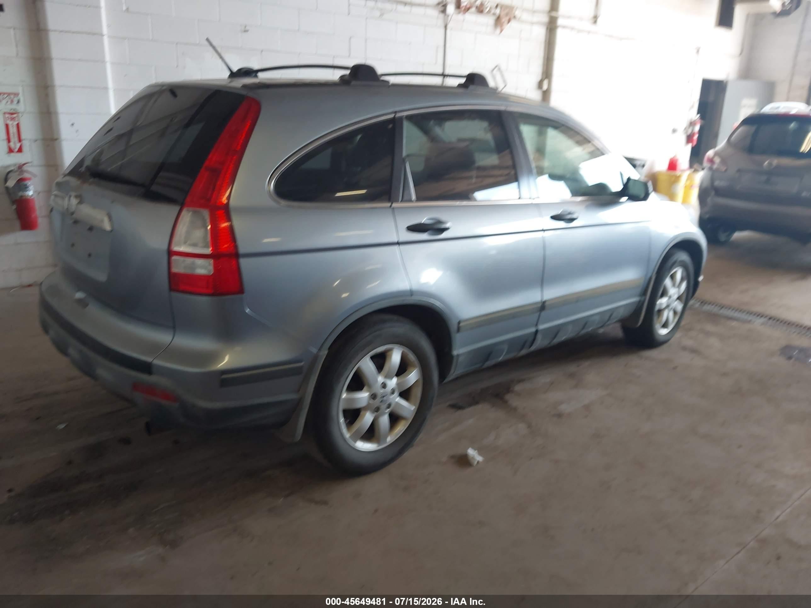 2007 Honda Cr-v Ex Silver vin: JHLRE48507C013018